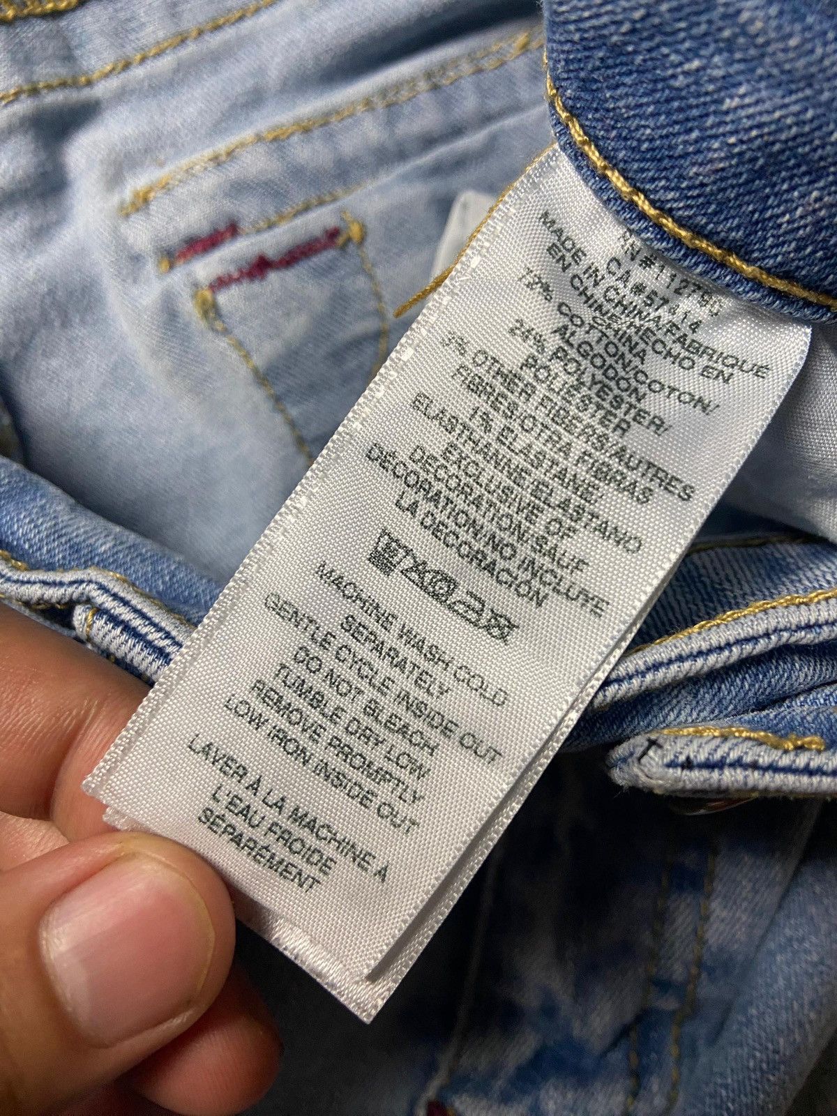 True Religion True Religion High Rise Super Skinny Jeans (144) Size US 31 - 4 Thumbnail
