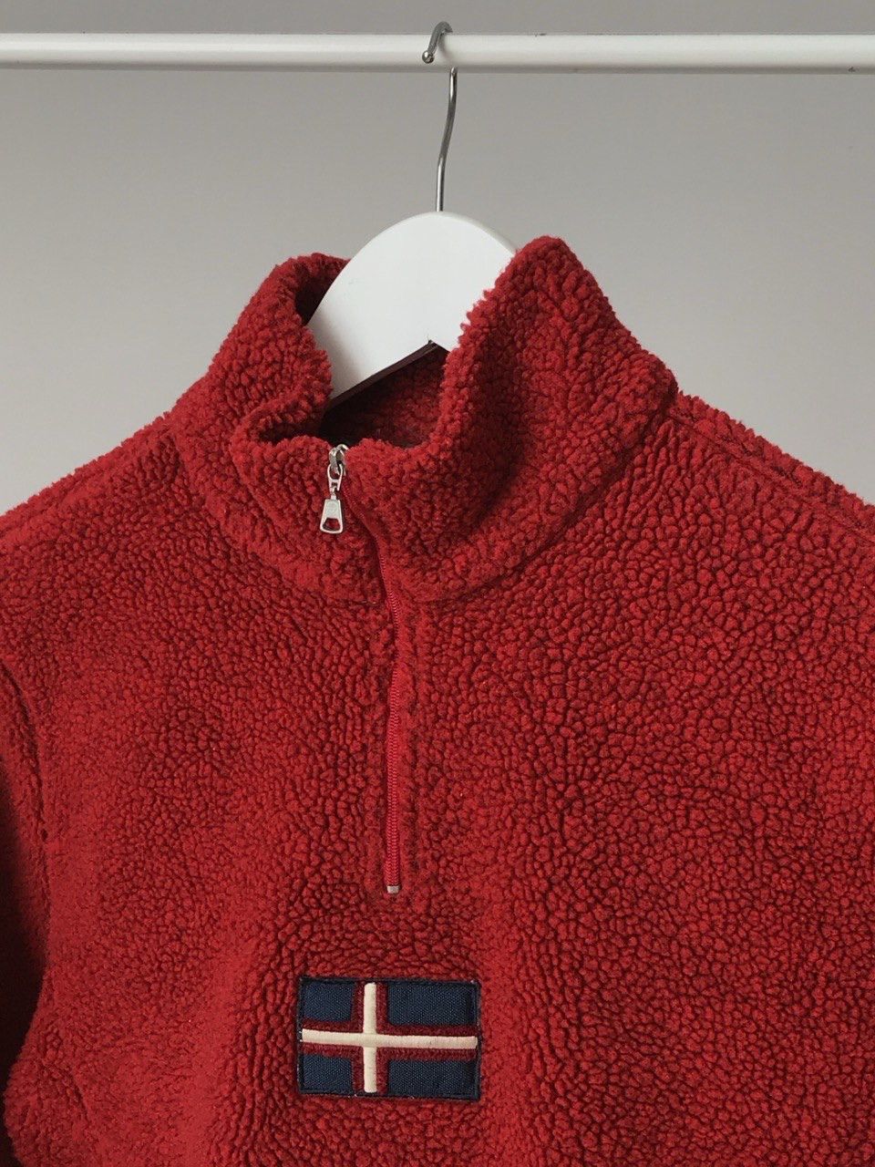 Napapijri Vintage Napapijri Fleece Pullover Sweater Size L / US 10 / IT 46 - 3 Thumbnail