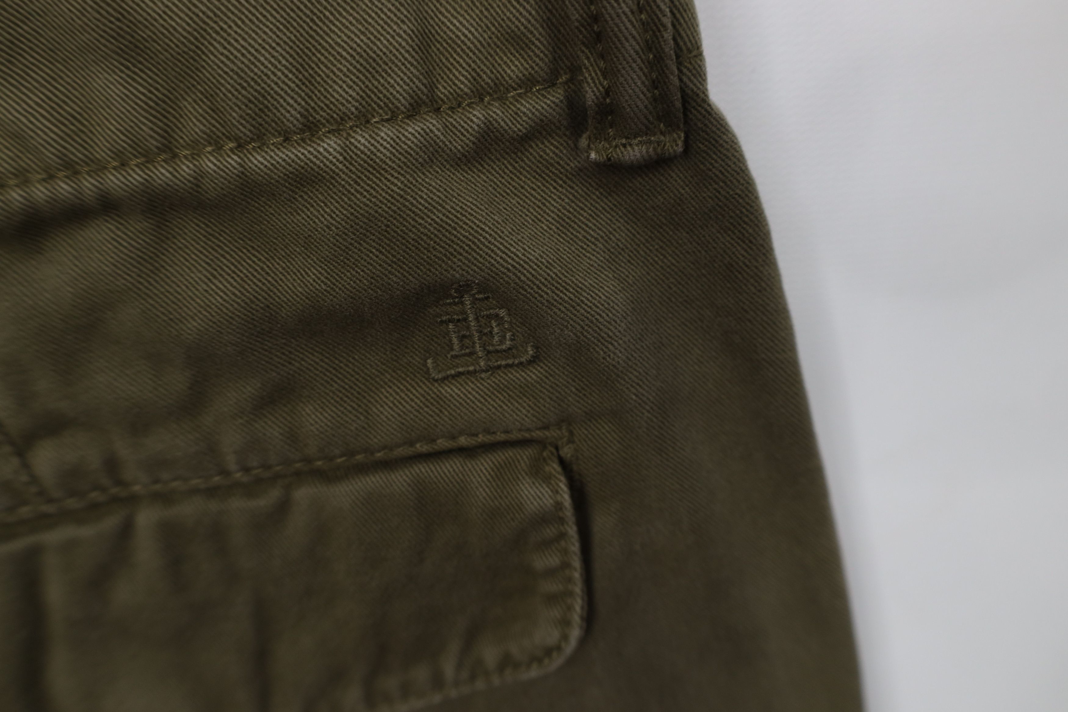Lands' End Vintage 90s Lands End Heavyweight Cargo Shorts Green Cotton Size US 36 / EU 52 - 14 Thumbnail