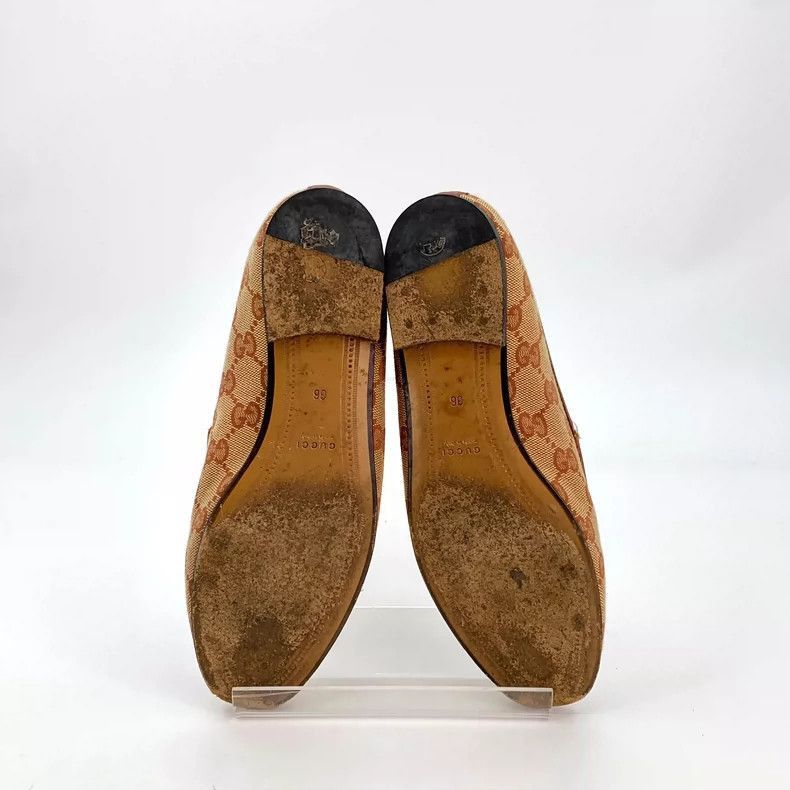 Gucci Gucci Jordaan Logo Print Loafers Size 36-2505 Size US 6 / IT 36 - 5 Thumbnail