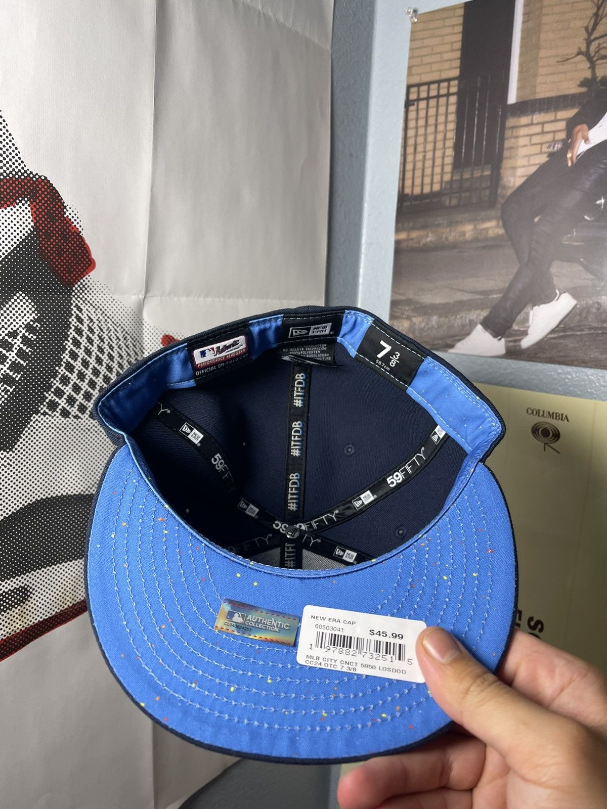 New Era la dodgers 2024 city connect 7 3/8 Size ONE SIZE - 4 Thumbnail