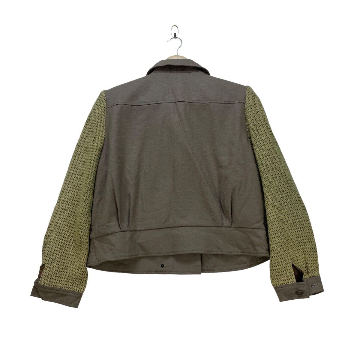 Designer × Issey Miyake × Japanese Brand Vtg Japanese Brand Nice Design Knit Jacket Made In Japan Size M / US 6-8 / IT 42-44 - 2 Thumbnail