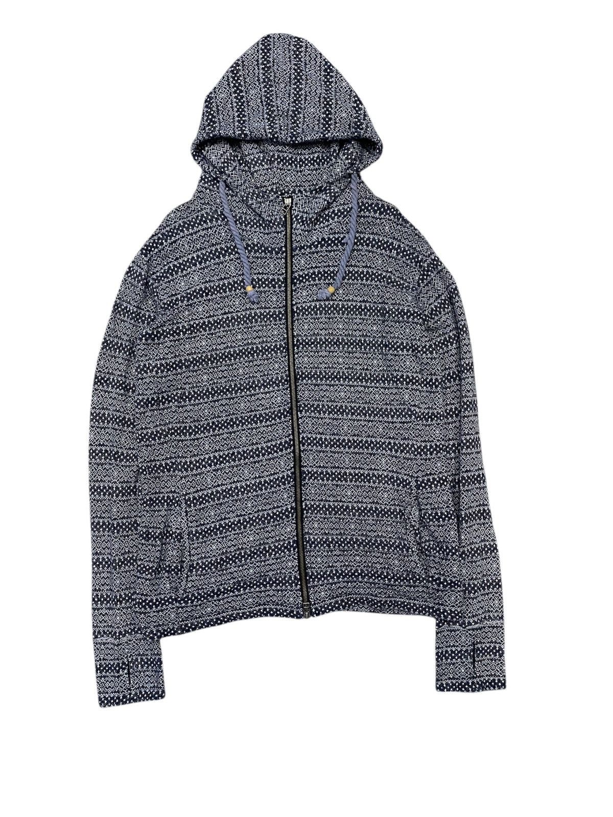 PPFM AW03 PPFM jacquard native Knit sleeve long hoodie Size US L / EU 52-54 / 3 - 1 Thumbnail