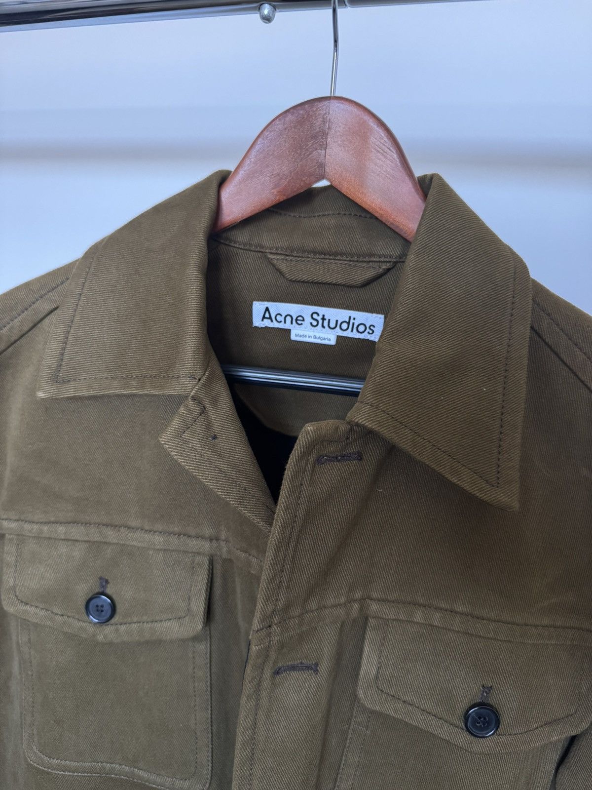 Acne Studios Acne Studios - Shirt Jacket Heavyweight - dark green size 48 Size US M / EU 48-50 / 2 - 3 Thumbnail