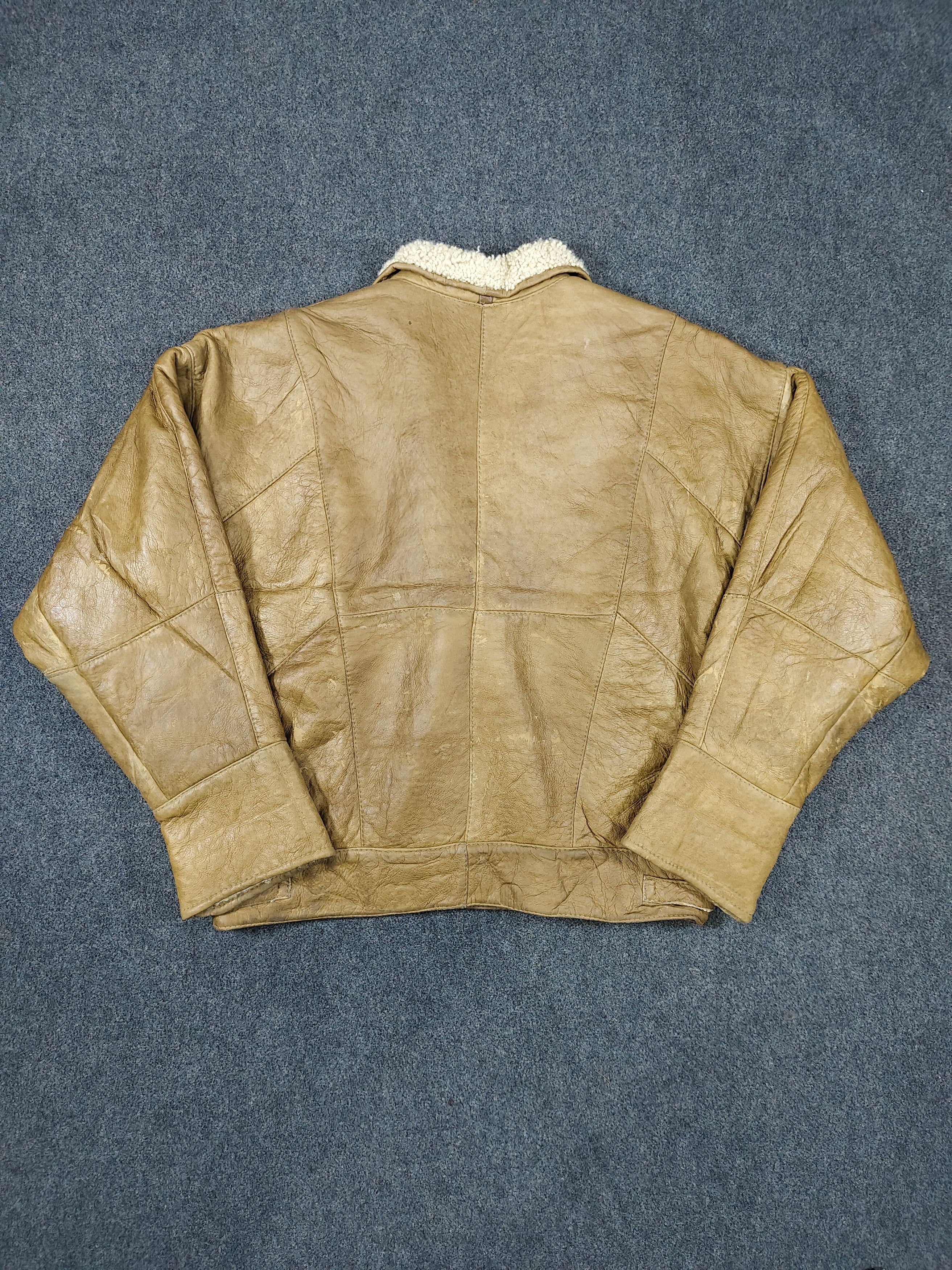 Vintage 80s Knight- Archived Artisan Crafted Panel Wool Shearling Size US M / EU 48-50 / 2 - 7 Thumbnail