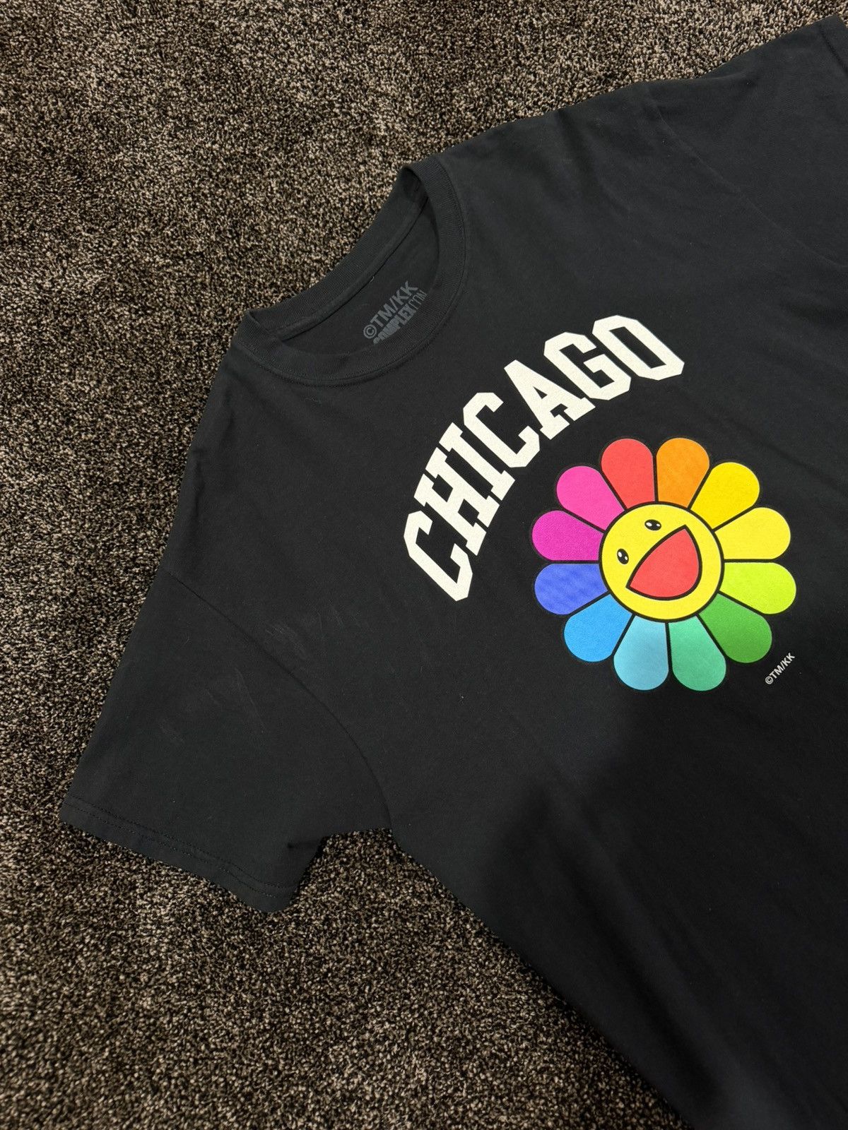 Takashi Murakami Takashi Murakami Chicago Complexcon Flower Black T-Shirt Size US L / EU 52-54 / 3 - 6 Thumbnail