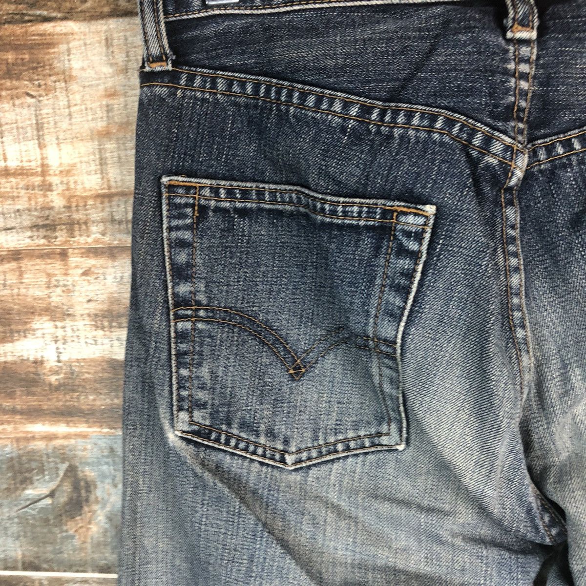 Levi's DLL Levis vintage faded Blue Denim Pants #C291 Size US 29 - 15 Thumbnail