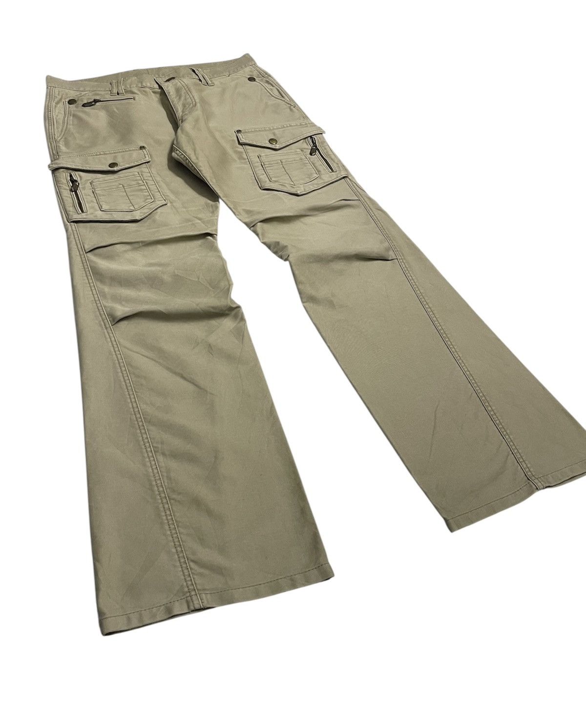 PPFM MonsieurNicole Japan Flare Cargo Pants Size US 32 / EU 48 - 1 Thumbnail