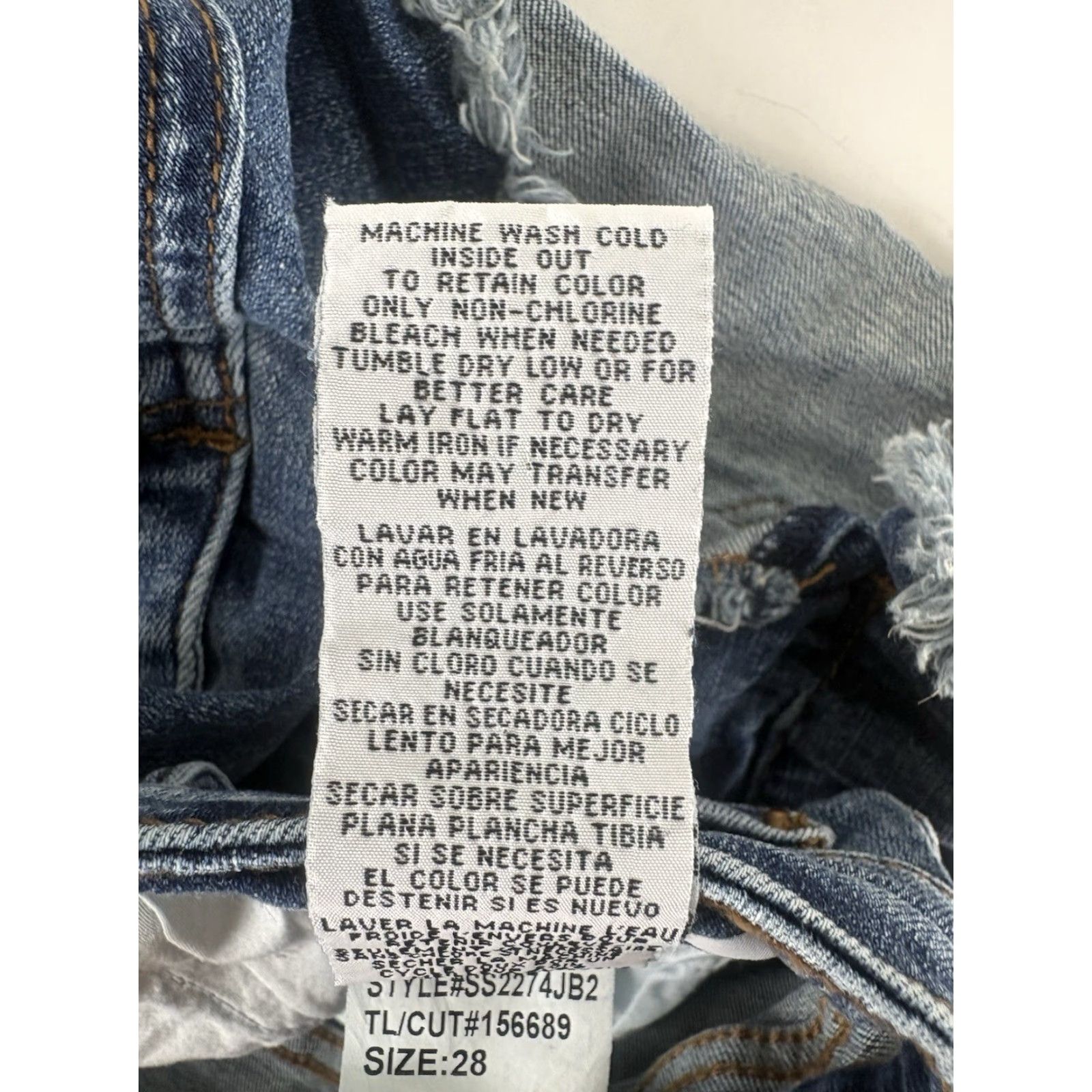 Vintage Sts Blue Dk Faded Wash Boyfriend Short Cutoffs Womens Size 28 Size 28" / US 6 / IT 42 - 5 Thumbnail