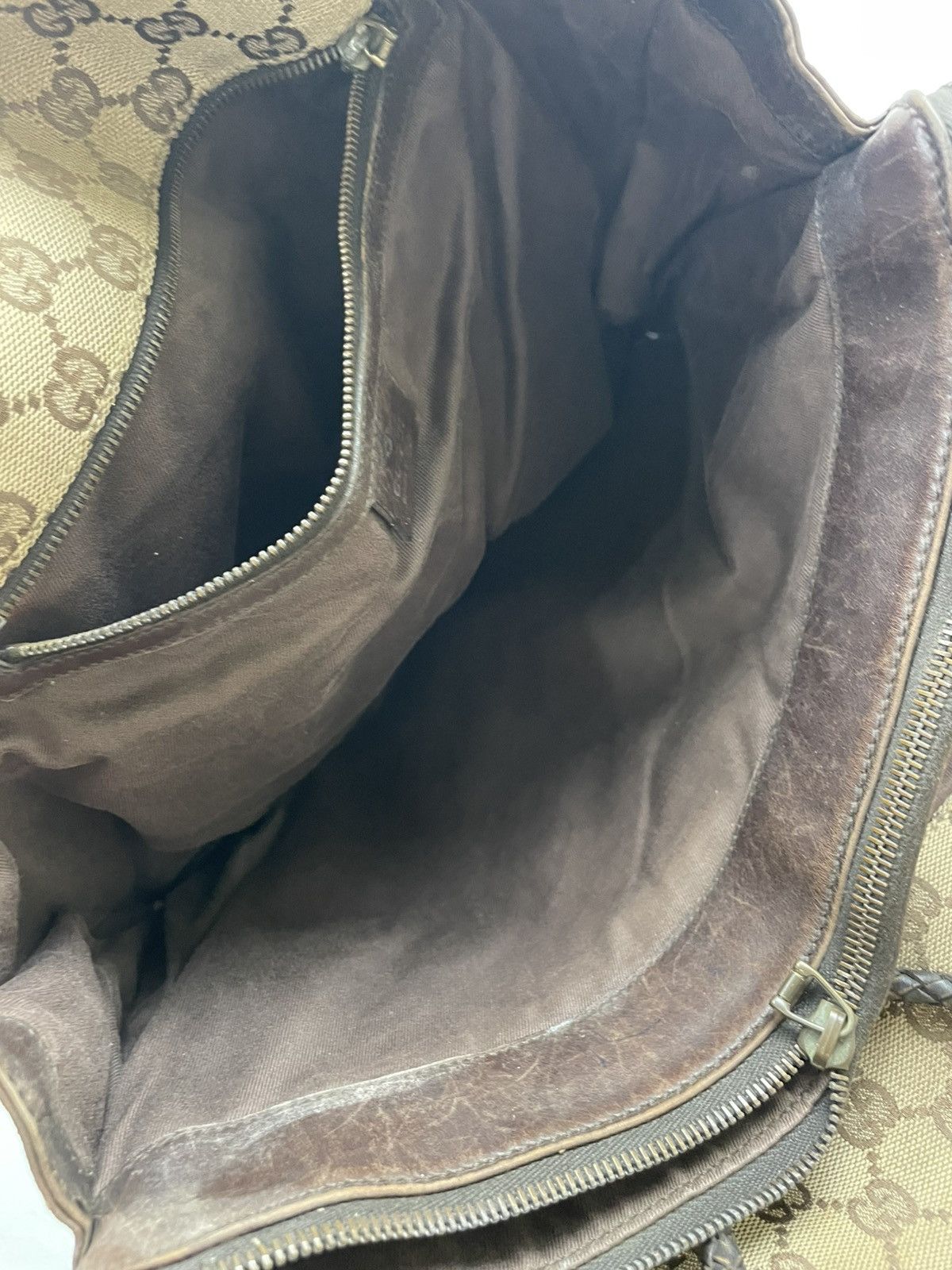 Gucci GUCCI GG Canvas Shoulder Bag Beige Made in Italy Size ONE SIZE - 10 Thumbnail