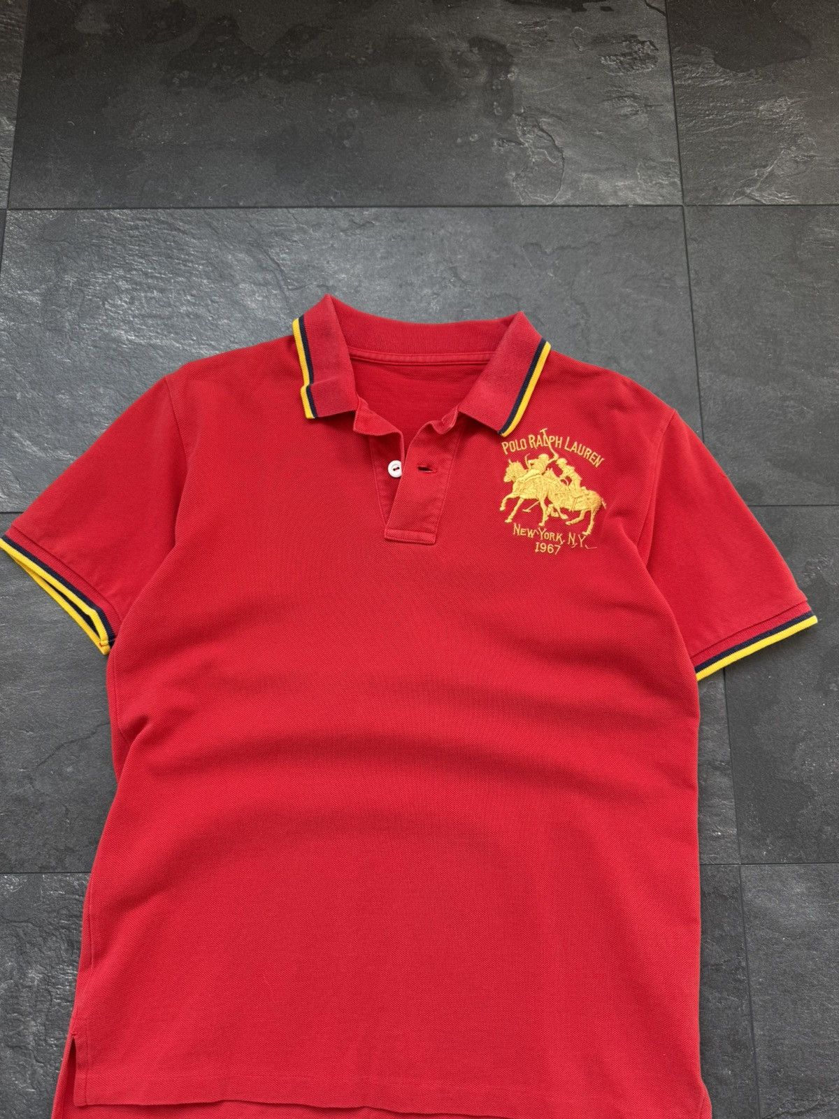 Polo Ralph Lauren × Vintage Vintage polo Ralph Lauren big pony polo tee Size US S / EU 44-46 / 1 - 2 Thumbnail