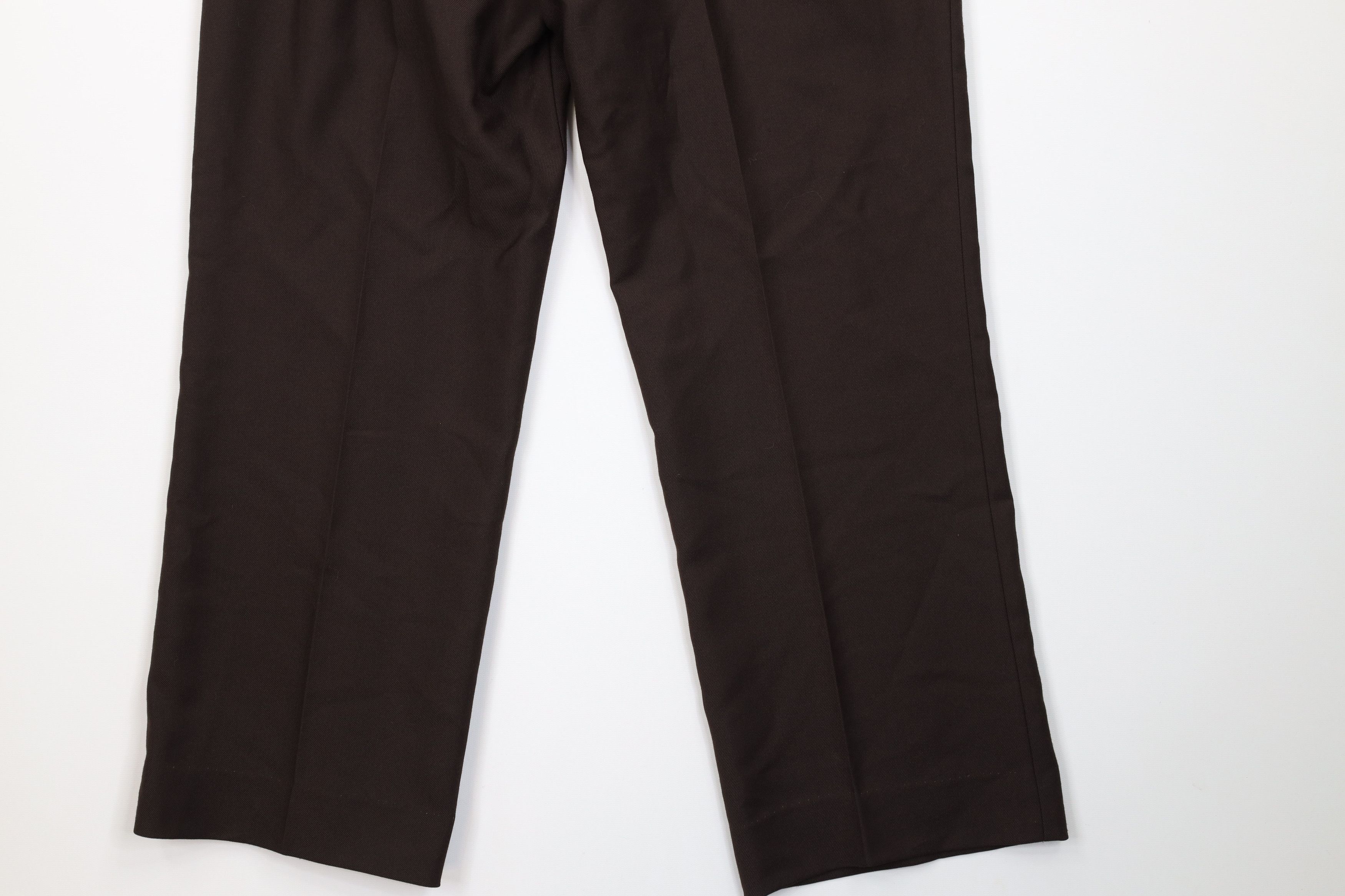 Vintage Vintage 70s Streetwear Flared Wide Leg Chino Pants Brown USA Size US 30 / EU 46 - 11 Thumbnail