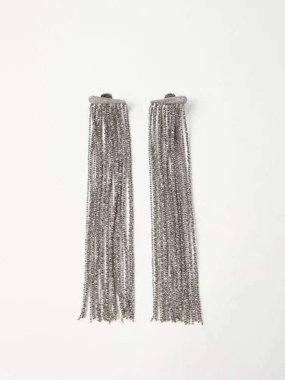 Brunello Cucinelli o1la1rc1a0425 Size: OS/Earrings in Silver Size ONE SIZE - 2 Thumbnail