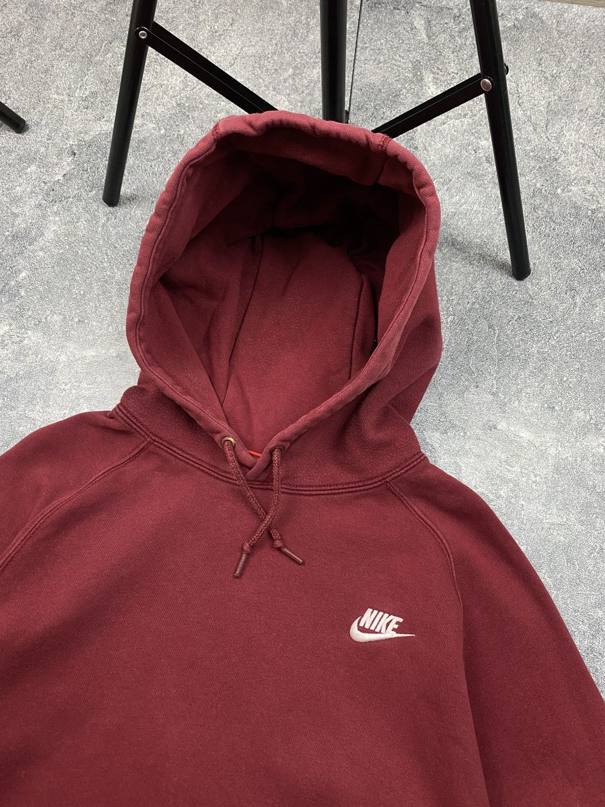 Nike × Vintage Vintage Nike Heavy Cotton Boxy Hoodie Big Logo Size US M / EU 48-50 / 2 - 5 Thumbnail