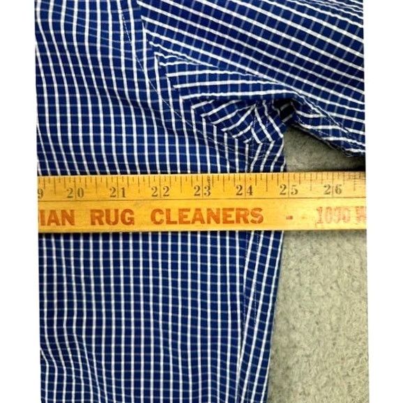 Brooks Brothers Brooks Brothers Shirt Mens Large 1818 Blue Plaid Regular Fit Button-Down Collar Shirt Blue Plaid Mens Size US L / EU 52-54 / 3 - 5 Thumbnail