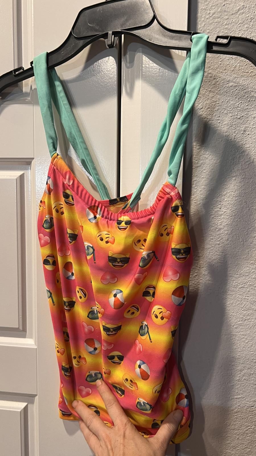 Other Trendy Emoji Print Swim Top Size ONE SIZE - 1 Thumbnail