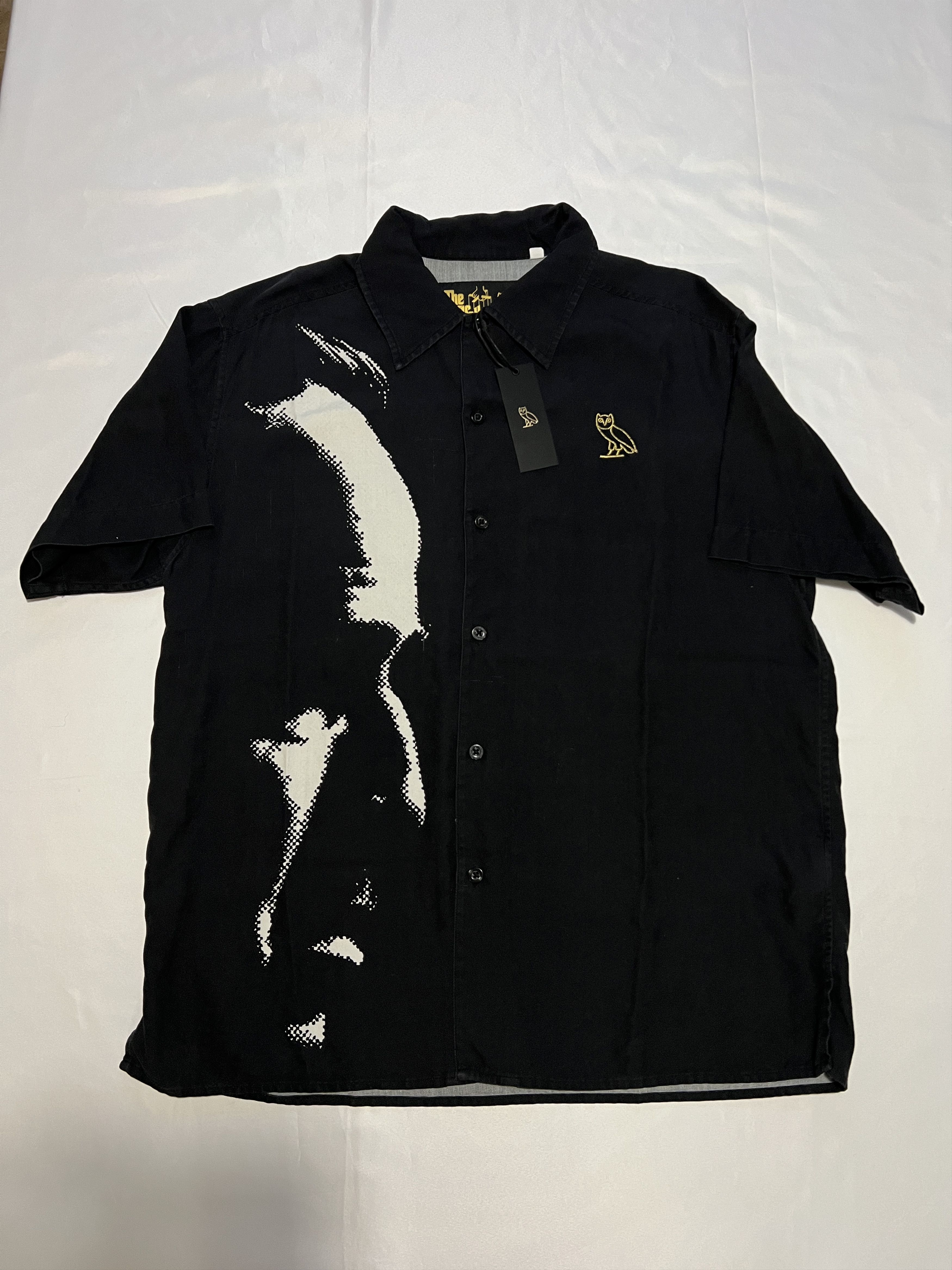 Drake OVO x The Godfather Silk Shirt Button Up Size US L / EU 52-54 / 3 - 3 Thumbnail