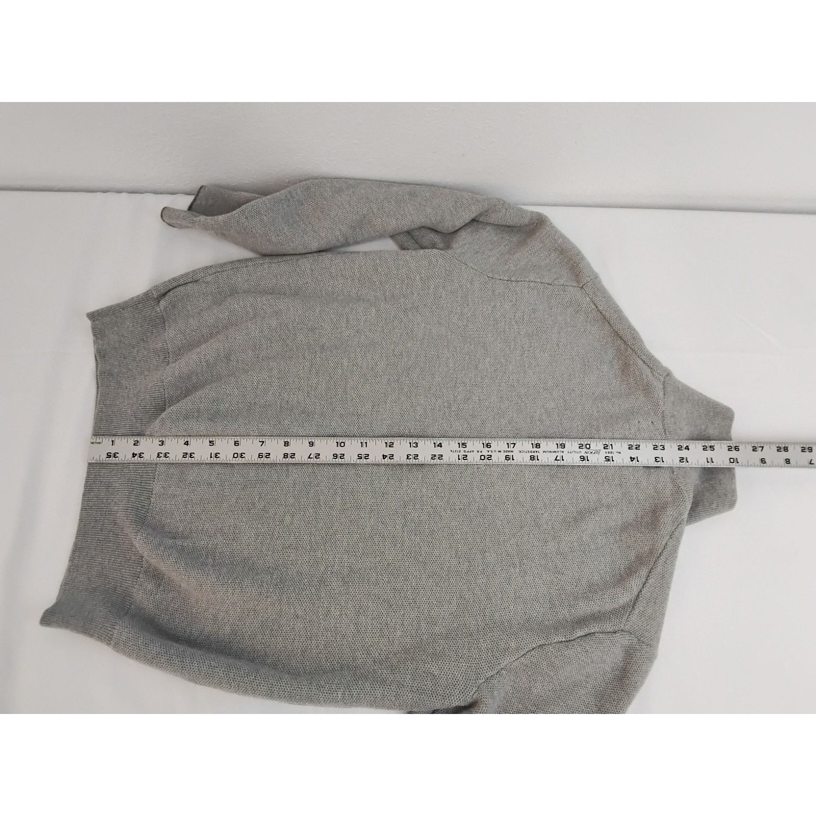 Polo Ralph Lauren Polo Ralph Lauren 1/4 Zip Men's L Gray Pima Cotton Waffle Size US L / EU 52-54 / 3 - 13 Thumbnail