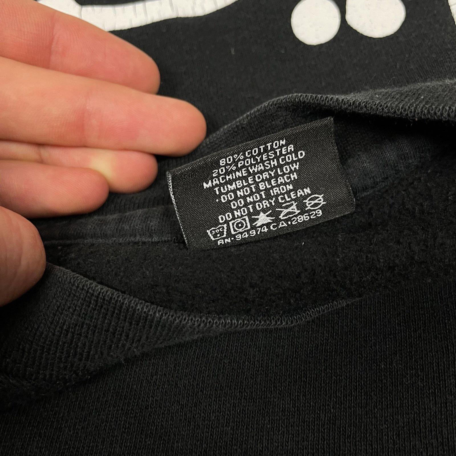 Stussy Stussy Men Black Cotton Crew Neck Pullover Sweatshirt Medium Size US M / EU 48-50 / 2 - 8 Thumbnail