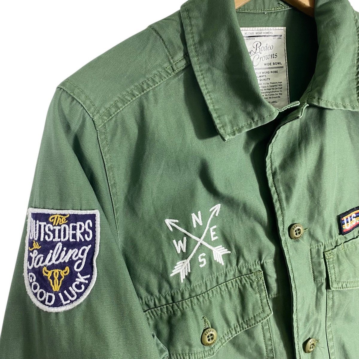 Japanese Brand Rodeo Crown Native Chimayo Button Shirt M Size Green Colour Size US M / EU 48-50 / 2 - 7 Thumbnail