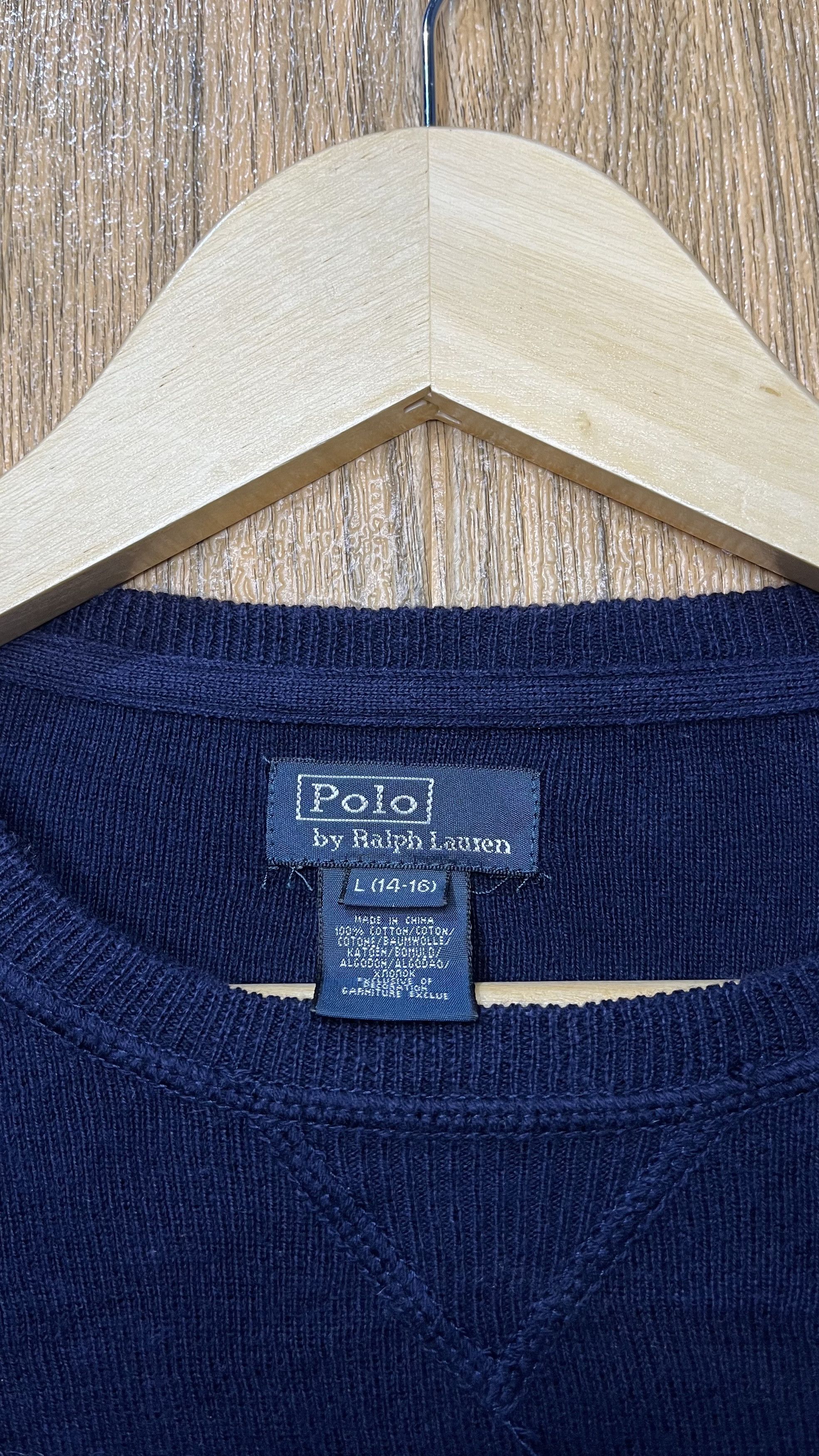 Polo Ralph Lauren × Vintage Vintage Polo Ralph Lauren Big Knit Sweater Size US M / EU 48-50 / 2 - 3 Thumbnail
