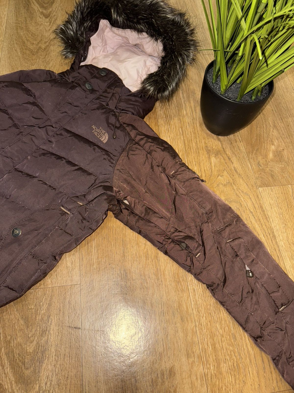 The North Face RARE SKI THE NORTH FACE BROWN MULTIPOCKET DOWN PUFFER JACKET Size XS / US 0-2 / IT 36-38 - 2 Thumbnail