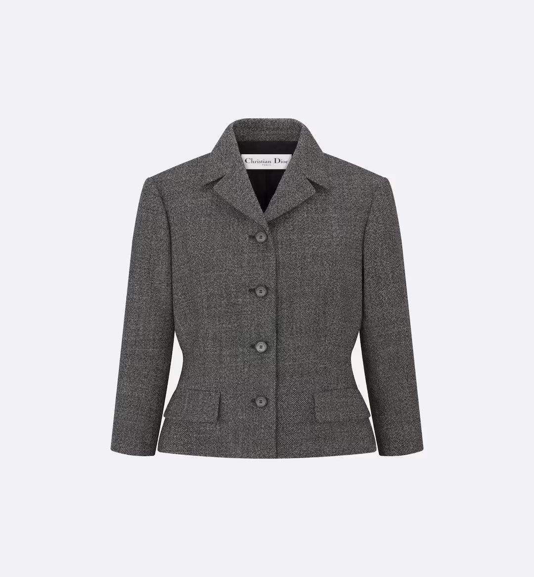 image of Dior O1W1Db10124 Jacket In Grey, Women's (Size XL)