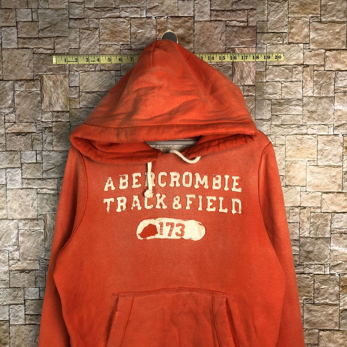 Abercrombie & Fitch Abercrombie Track & Field Orange Hoodie #A876 Size US M / EU 48-50 / 2 - 2 Thumbnail