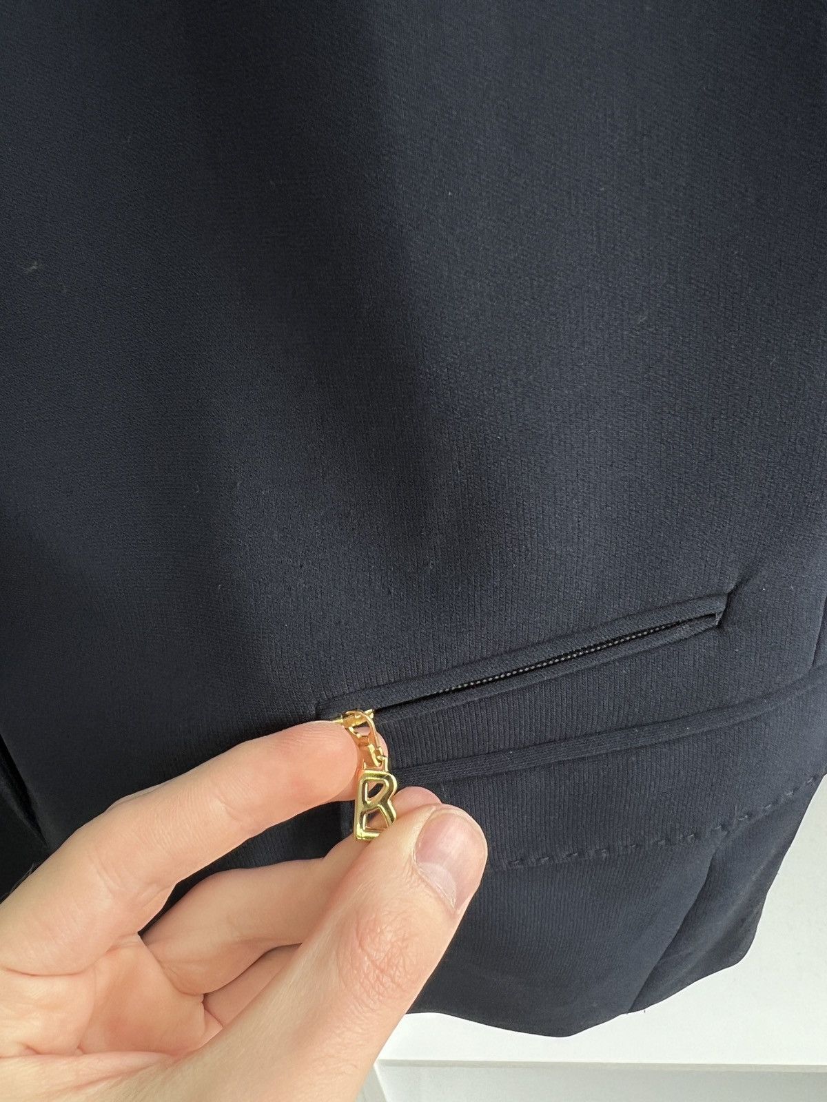 Bogner × Designer × Vintage Vintage Bogner Women’s Navy Luxury Blazer Size L / US 10 / IT 46 - 8 Thumbnail