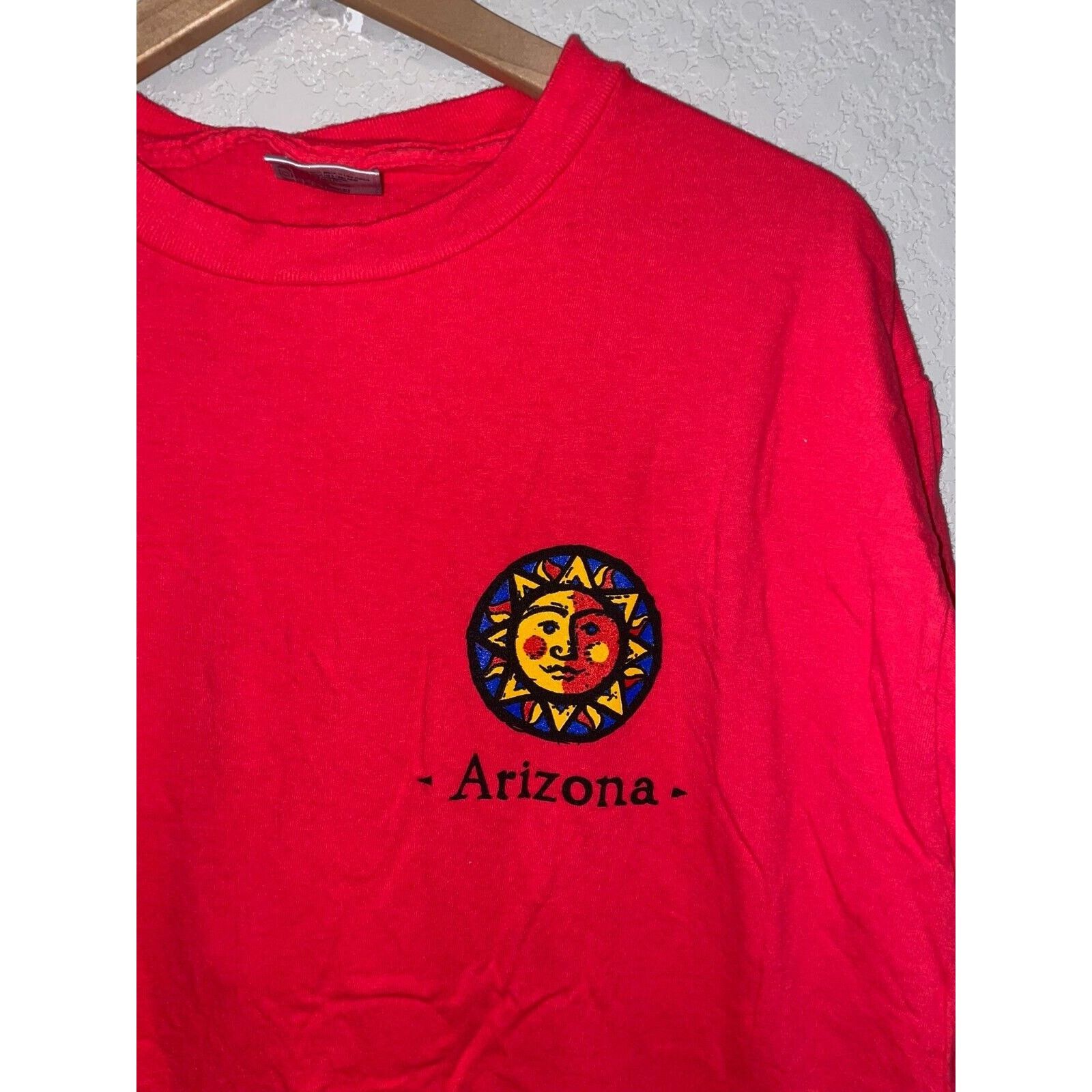 Vintage Vintage Arizona Sunshine Shirt Cactus Art Red Tee VTG 1995 L Size US L / EU 52-54 / 3 - 3 Thumbnail