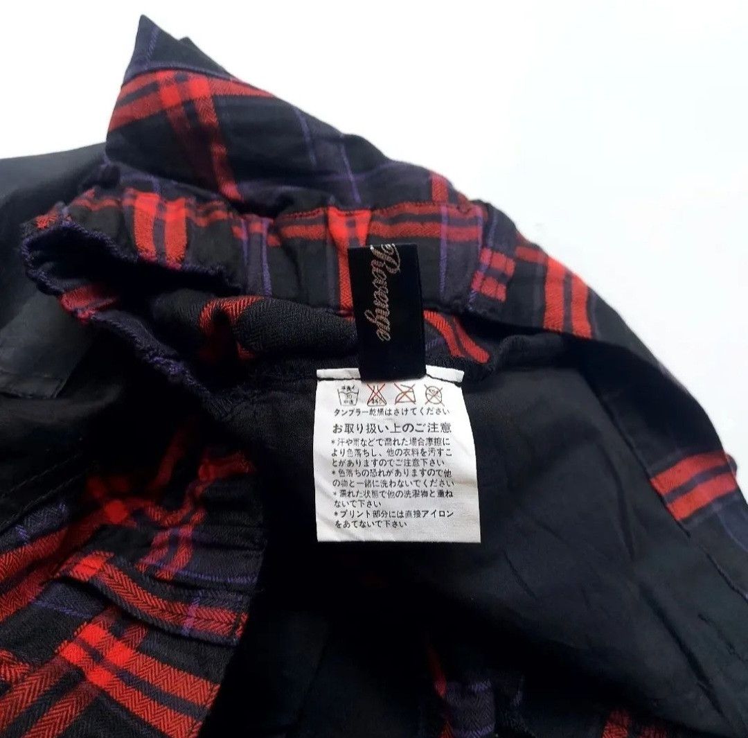 Japanese Brand × Seditionaries Sex Pot Revenge Checkered Tartan Plaid Red Punk Style Size US 30 / EU 46 - 7 Thumbnail