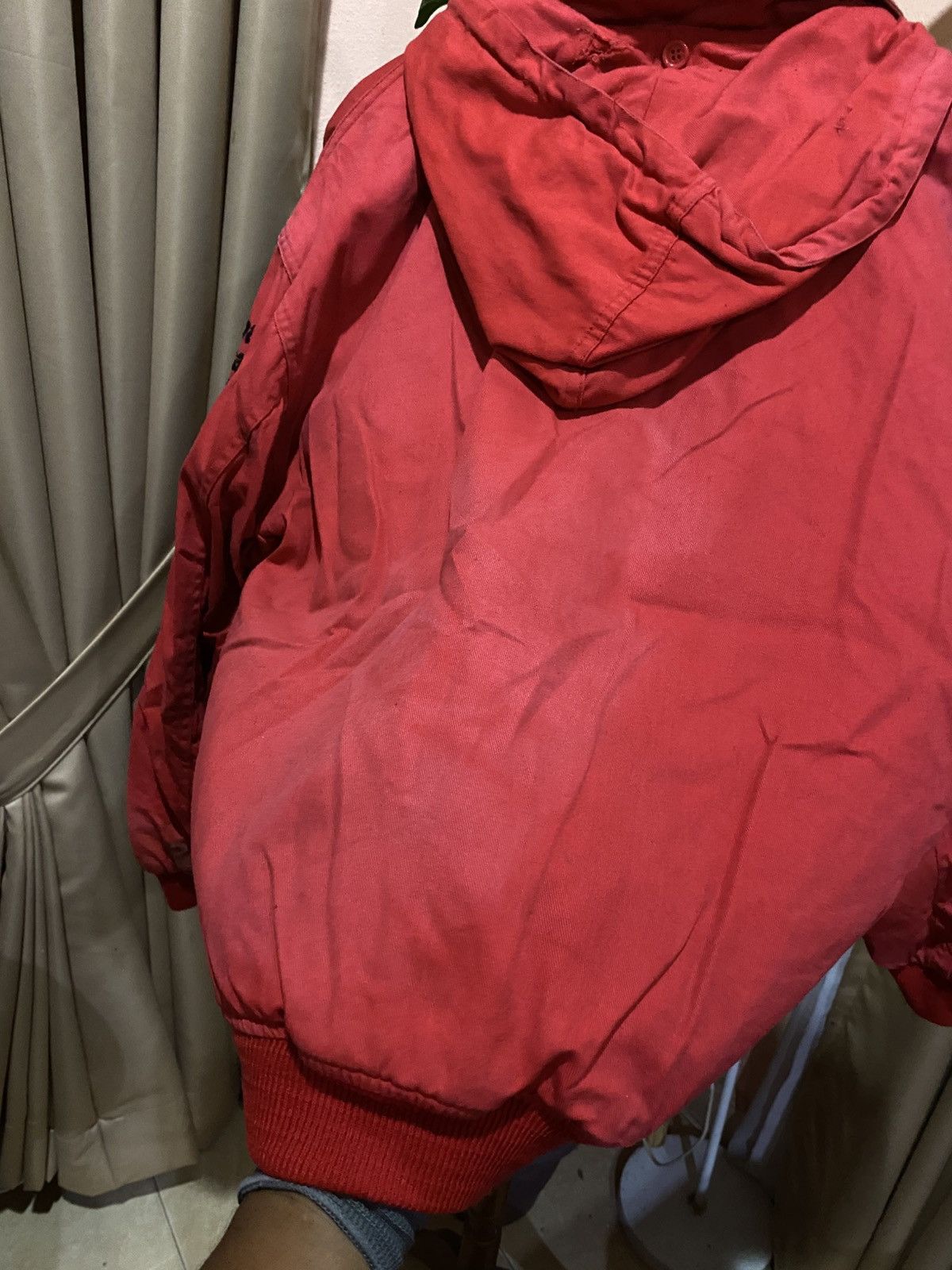 Godspeed Vintage Godspeed North Carolina Red Hooded Jacket Size US L / EU 52-54 / 3 - 12 Thumbnail