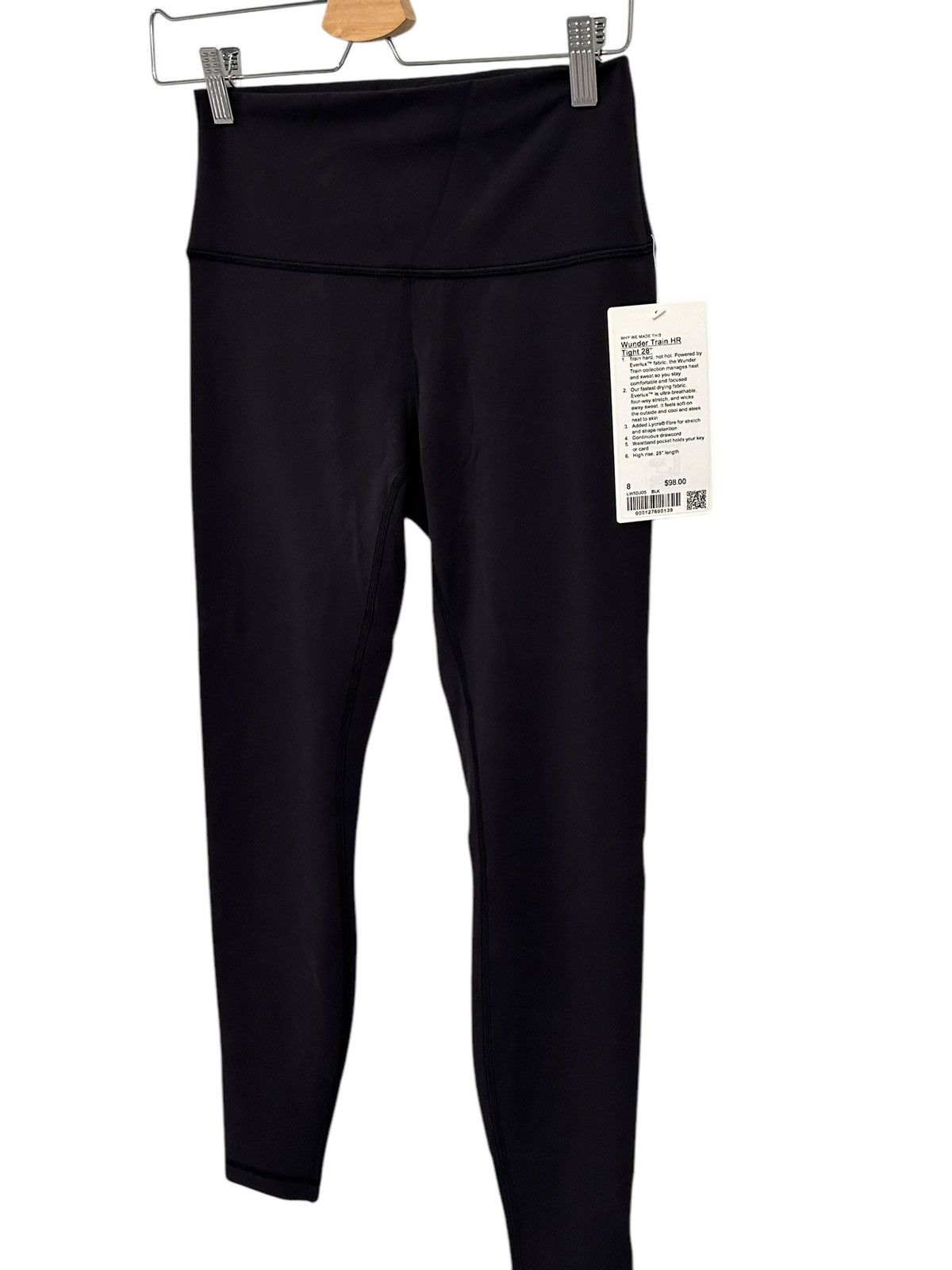Lululemon Lululemon Wunder Train High-Rise Tight 28" Black Size 8 Size 30" / US 8 / IT 44 - 5 Thumbnail