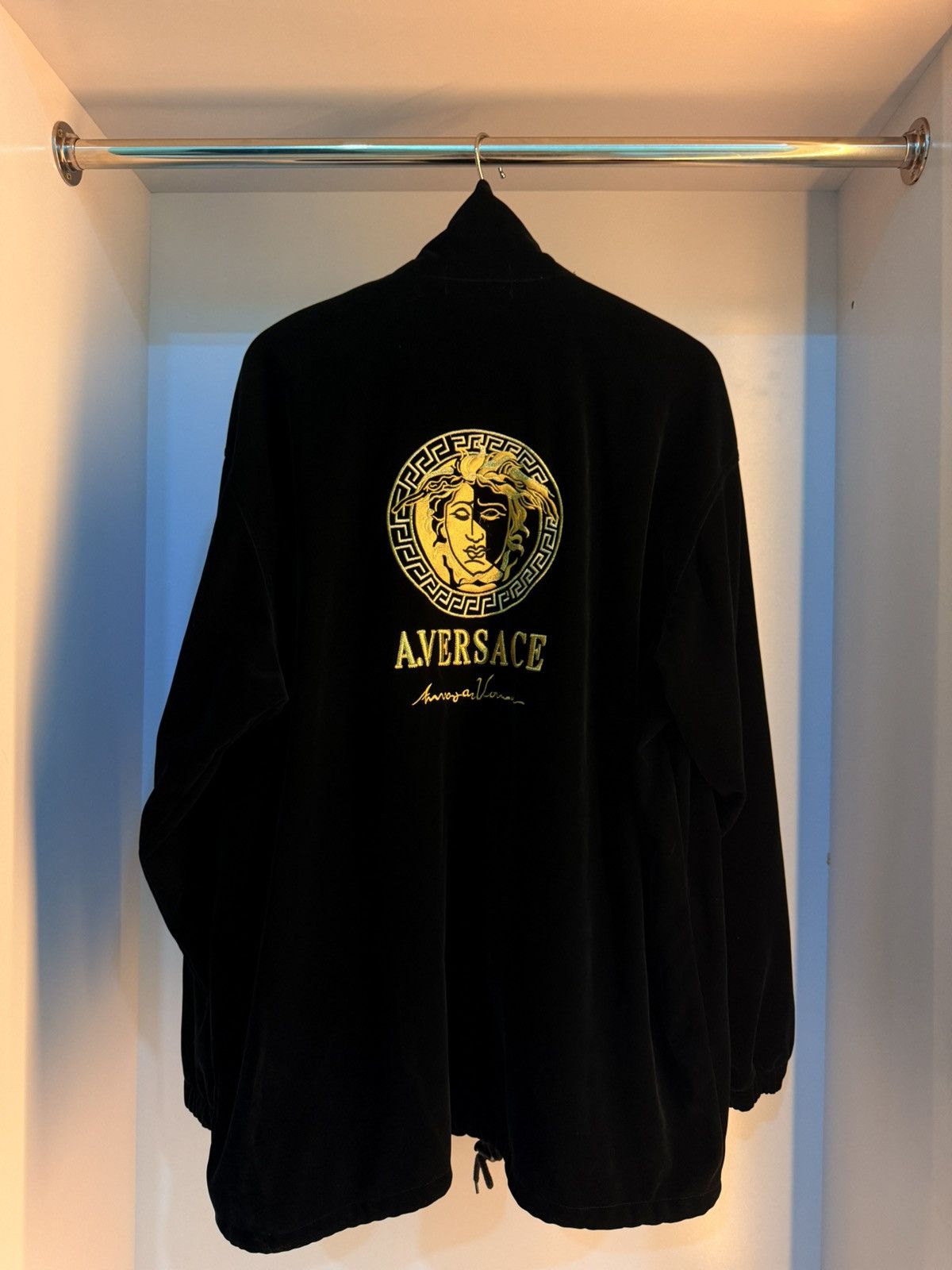 90’s archive “ALFRED VERSACE” zip jacket Vintage Jacket Alfredo Versace Jacket 90's Archive “ALFRED VERSACE