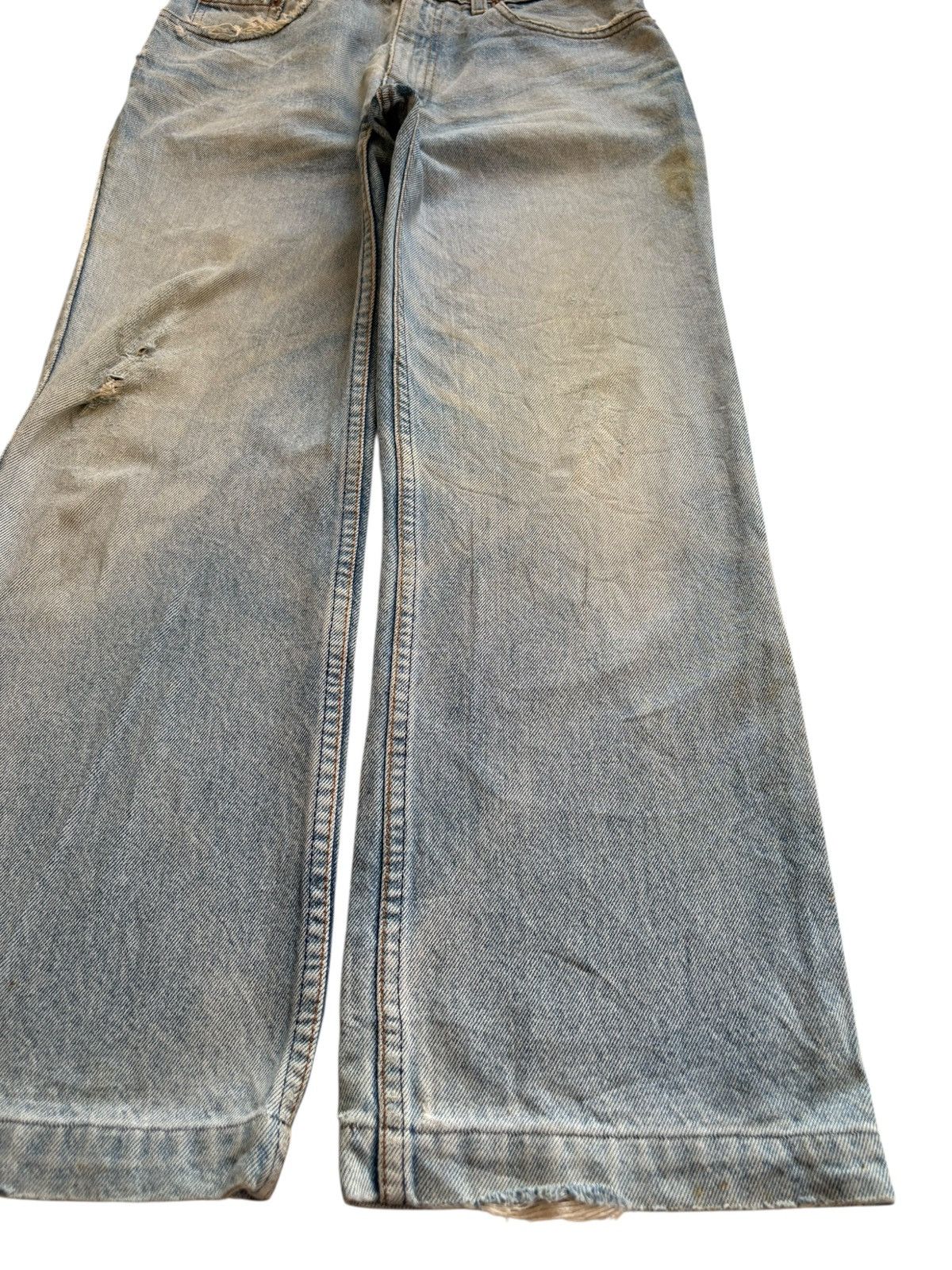 Levi's × Levi's Vintage Clothing Vintage 90s Levis 505 Mud Wash Distressed Loose Jeans Size US 29 - 7 Thumbnail
