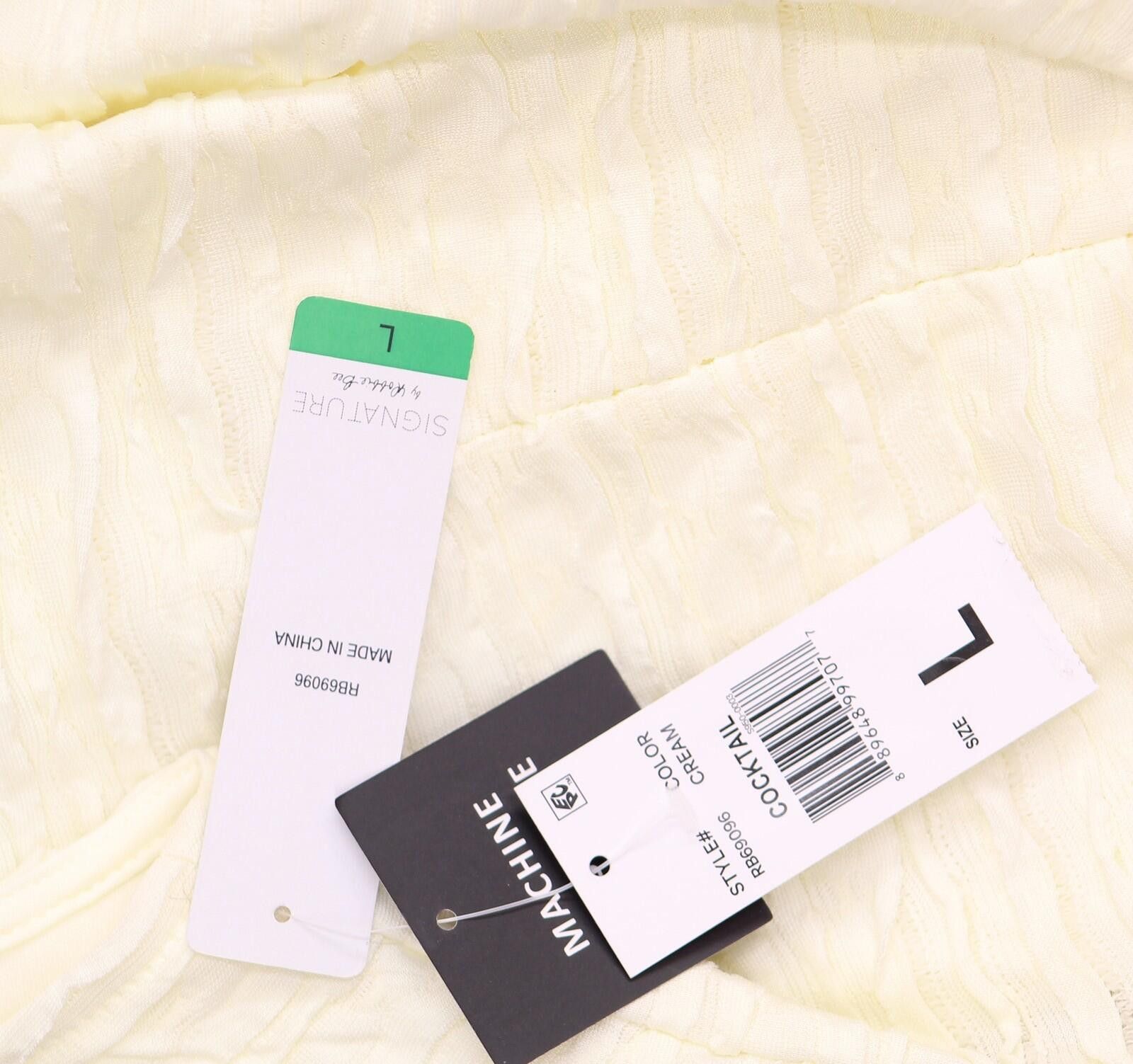 Kirkland Signature Nwt Signature By Robbie Bee Shift Dress Cream Offwhite L Size L / US 10 / IT 46 - 4 Thumbnail