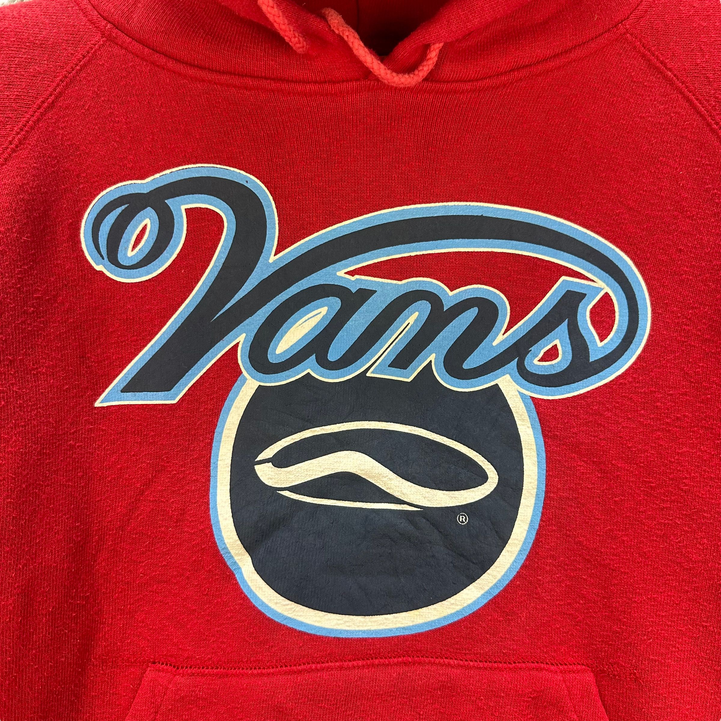 Vans Vintage Vans Big Logo Pullover Hoodies Sweatshirt #8492-011 Size US M / EU 48-50 / 2 - 3 Thumbnail