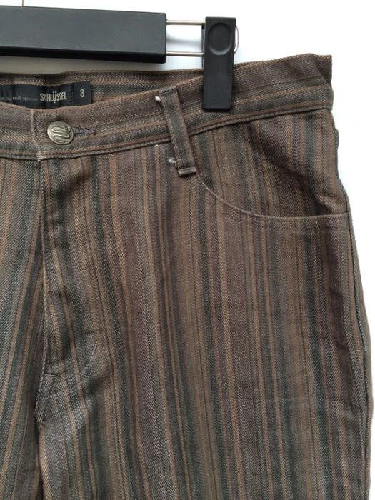 Schlussel Japanese Brand Schlussel Striped Made In Japan Casual Pant Size US 32 / EU 48 - 3 Thumbnail