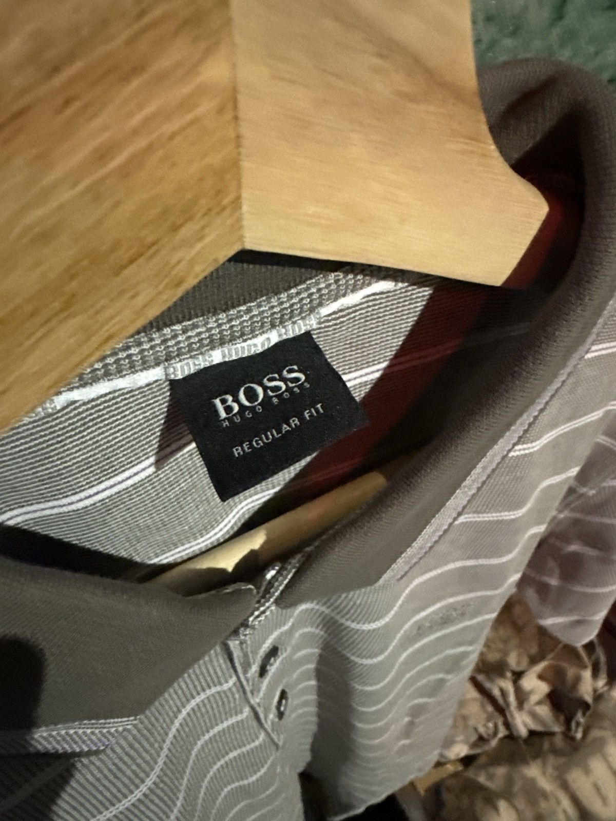 Hugo Boss Grey Polo Hugo Boss Size US M / EU 48-50 / 2 - 3 Thumbnail
