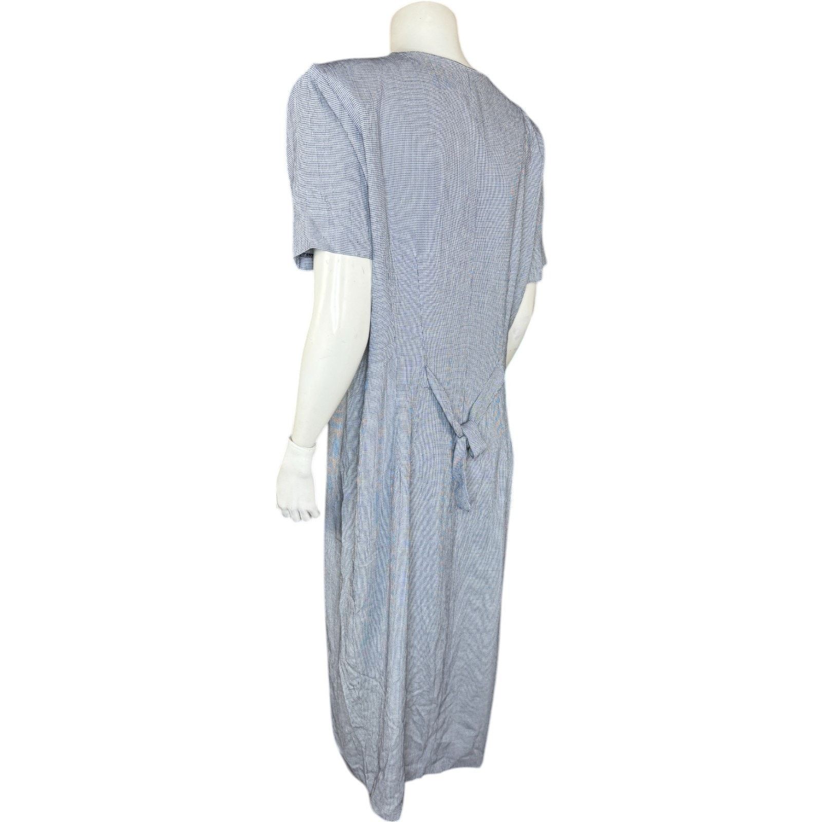 Other Ultra Dress New York Womens 12 Maxi Dress Navy White Size XL / US 12-14 / IT 48-50 - 2 Thumbnail