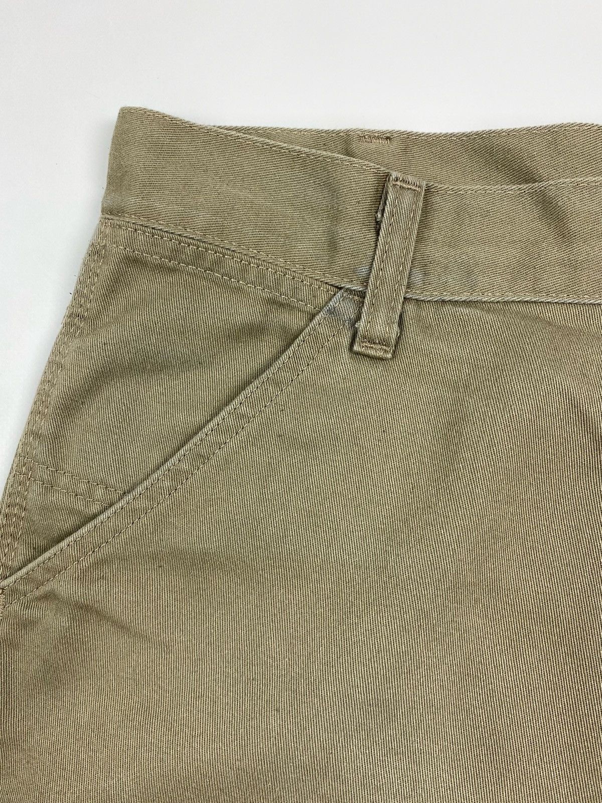 Carhartt Carhartt WIP Dyed Khaki Simple Pants 29X32 Size US 29 - 5 Thumbnail