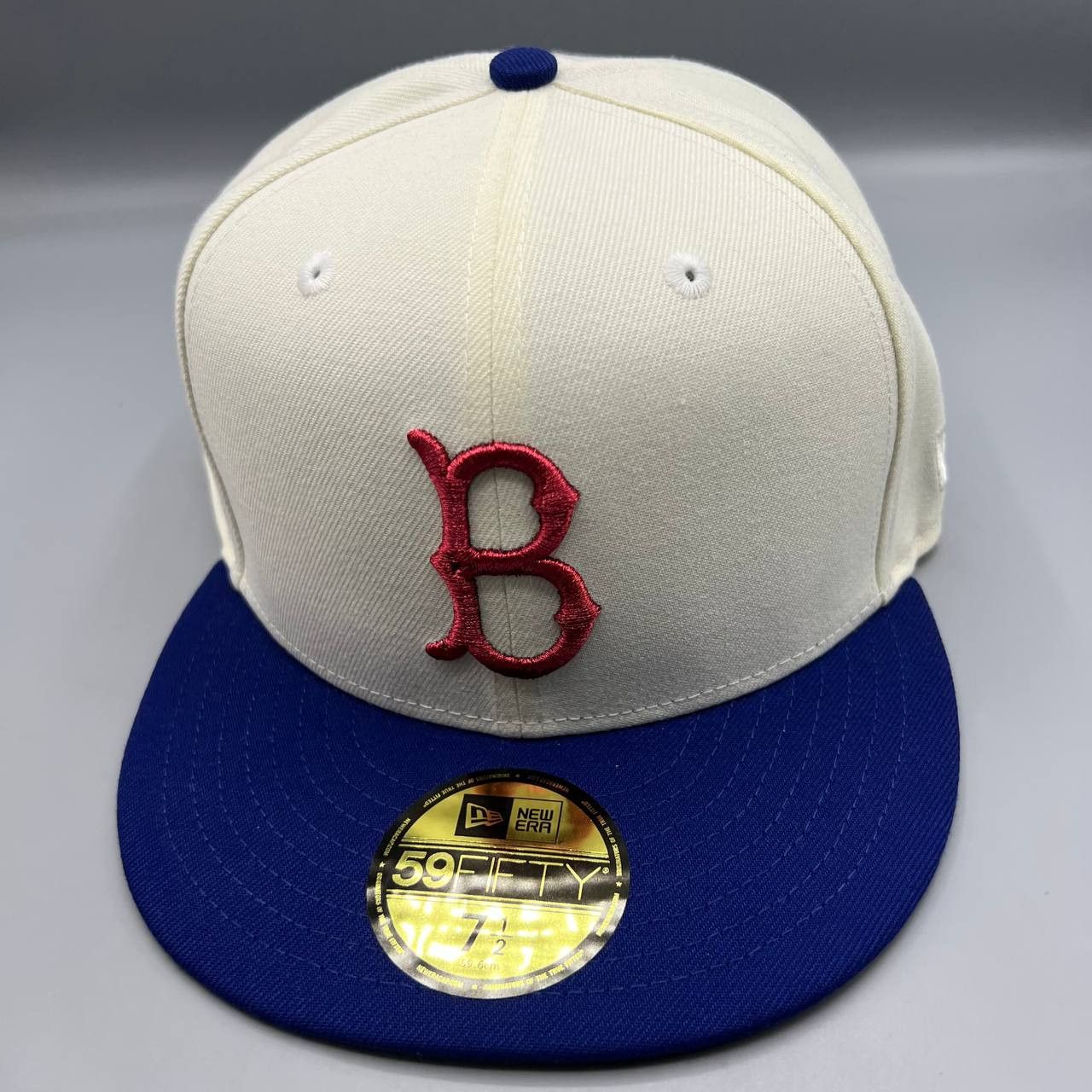 New Era Brooklyn LA Dodgers Hat Men 7 1/2 59Fifty New Era MLB Fitted Size ONE SIZE - 6 Thumbnail