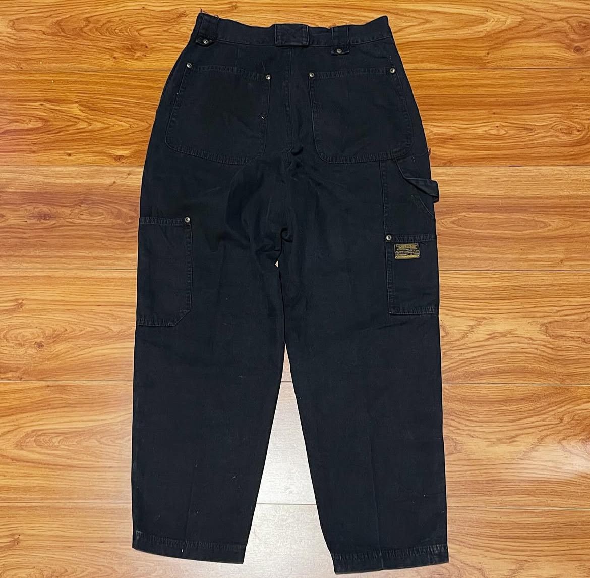 Japanese Brand 2000s Batsu Ifsix Double Knee Carpenter Work Pants y2k Lgb Size US 30 / EU 46 - 2 Thumbnail