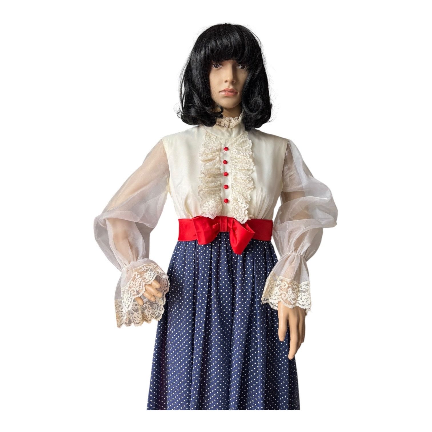 Vintage 1900s Vtg Edwardian Style Mary Poppins Dress small- medium Size S / US 4 / IT 40 - 13 Thumbnail