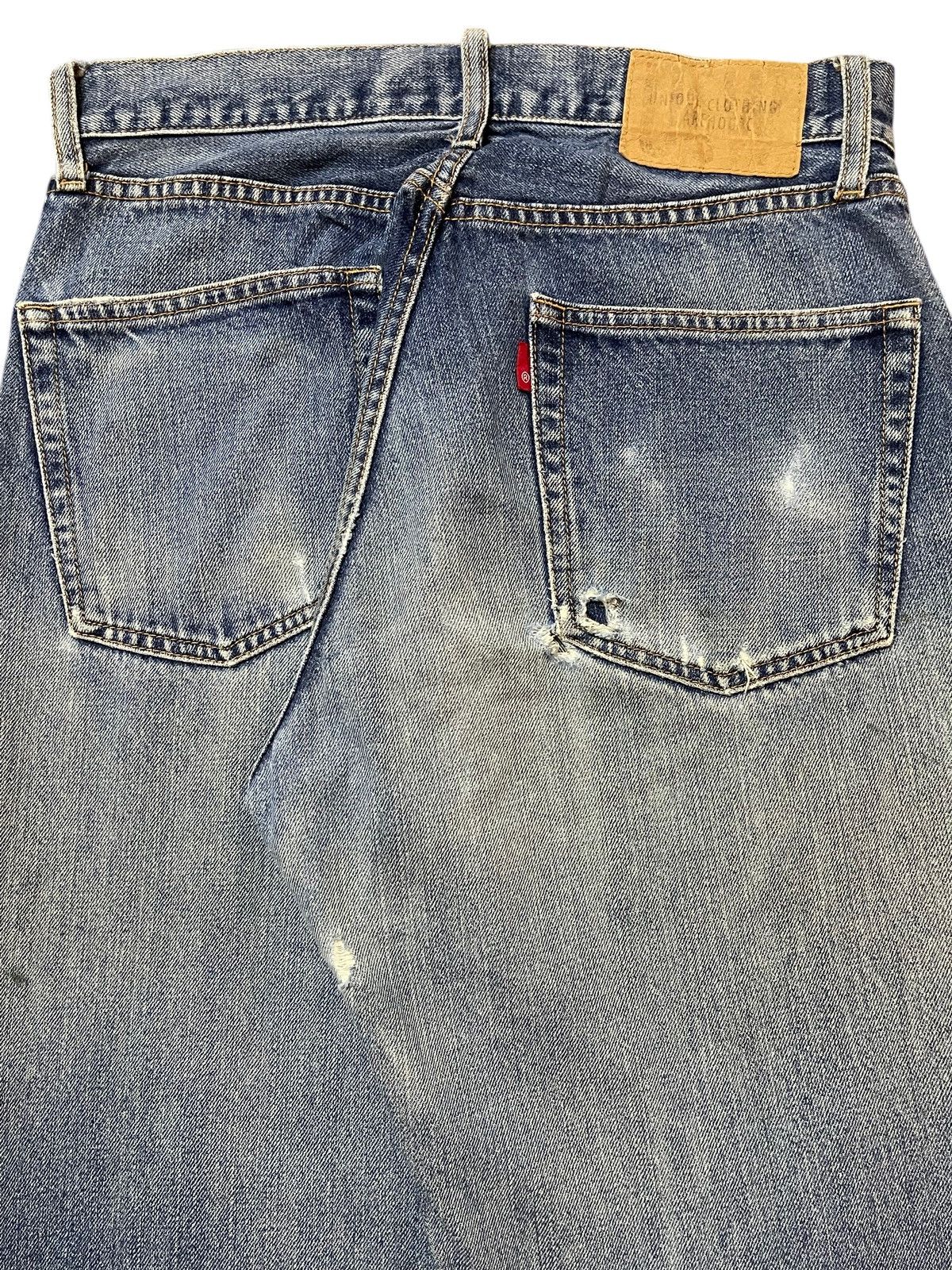 JNCO Vintage Japanese Brand Blue Faded Wash Distress Baggy Jeans Size US 28 / EU 44 - 6 Thumbnail