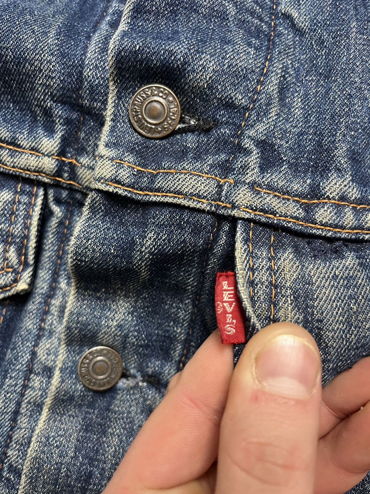 Levi's Vintage Clothing Vintage Levi’s 70505-0317 Denim Jacket With Big E Size S / US 4 / IT 40 - 7 Thumbnail