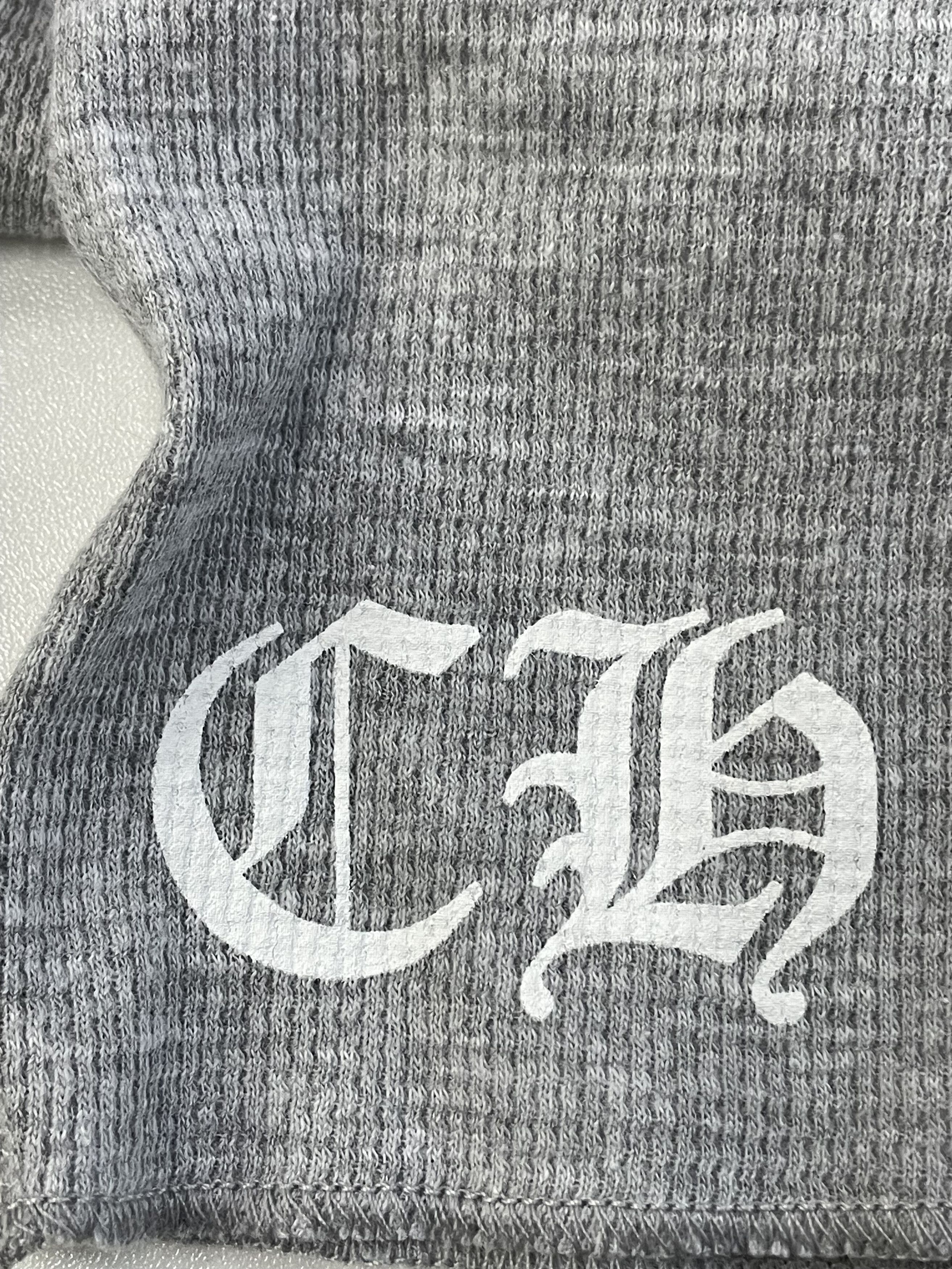 Chrome Hearts Chrome Hearts Dagger Grey Waffle Thermal Long Sleeve Shirt Size L / US 10 / IT 46 - 6 Thumbnail