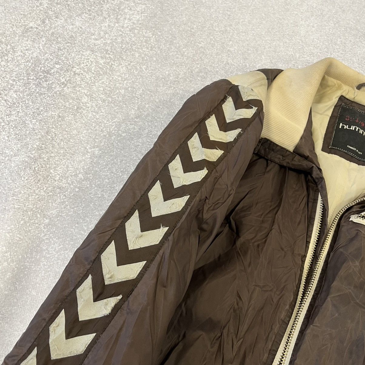 Hummel Brown Hummel bomber jacket vintage trashed Size US XL / EU 56 / 4 - 15 Thumbnail