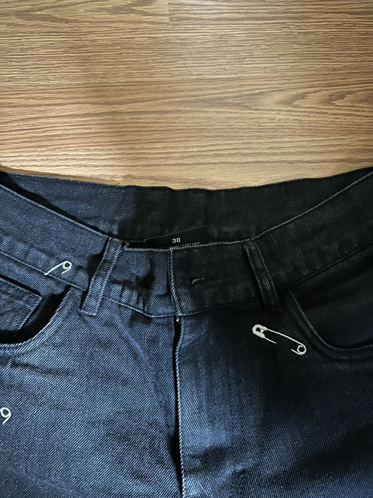 Pleasures Pleasures Safety Pin Jeans Size US 30 / EU 46 - 4 Thumbnail