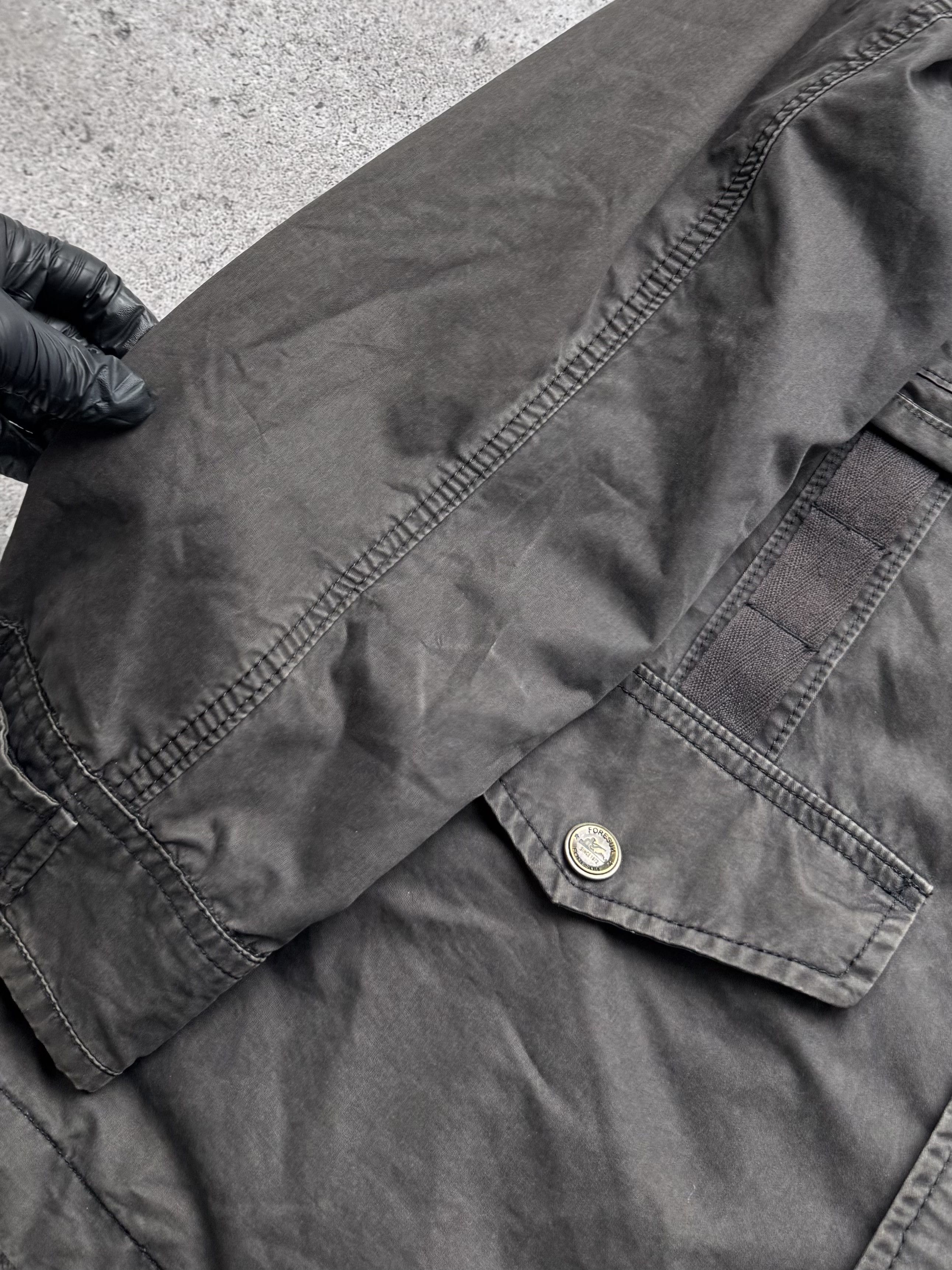 Vintage Vintage Military Utility Style Jacket Multi Pocket Zip Size US L / EU 52-54 / 3 - 3 Thumbnail